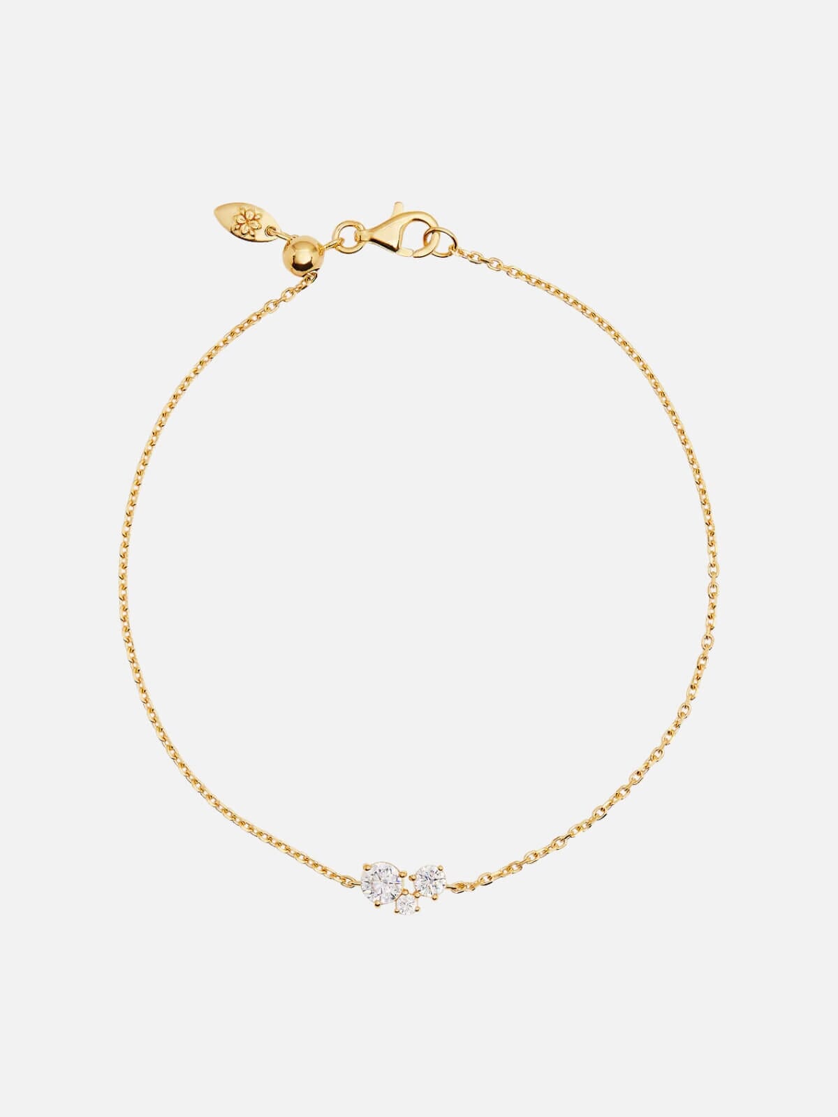 By Charlotte | 18k Gold Vermeil Whispers of Love Bracelet | Perlu