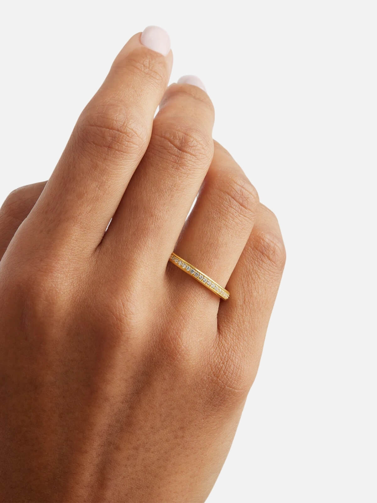 18k Gold Vermeil With Love Ring