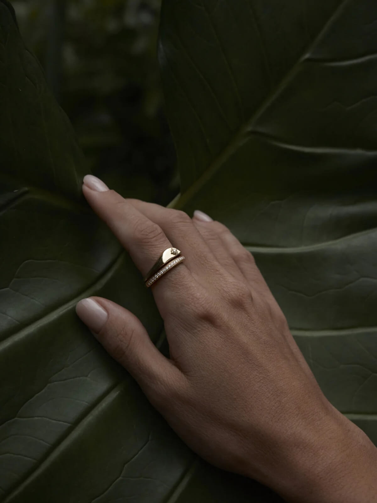 18k Gold Vermeil With Love Ring