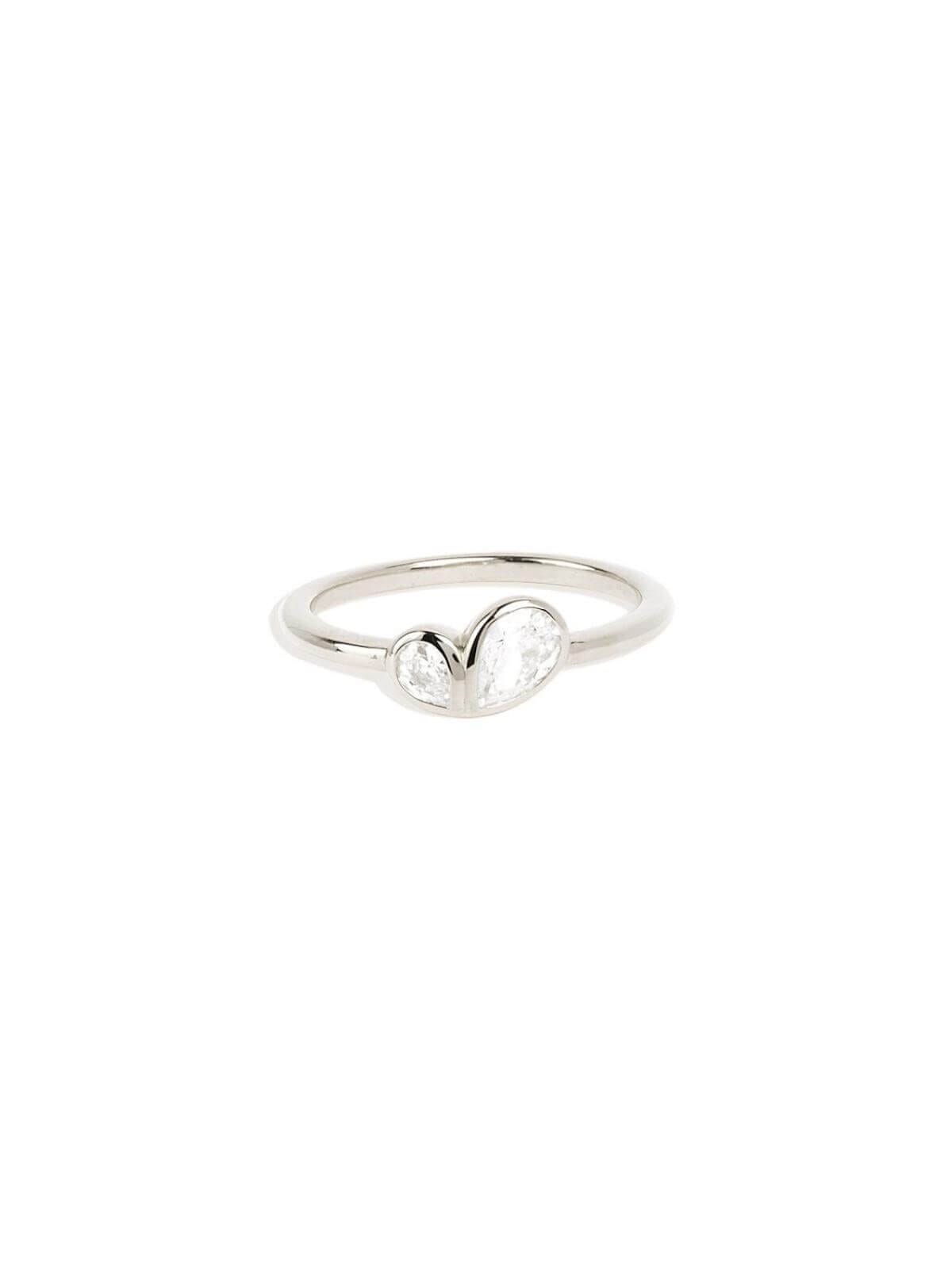 By Charlotte | Adored Ring - Silver | Perlu