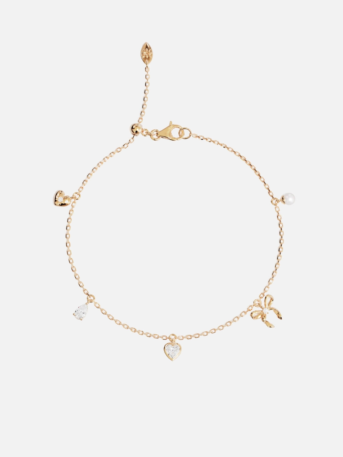 Forever Yours Charm Bracelet - 18K Gold