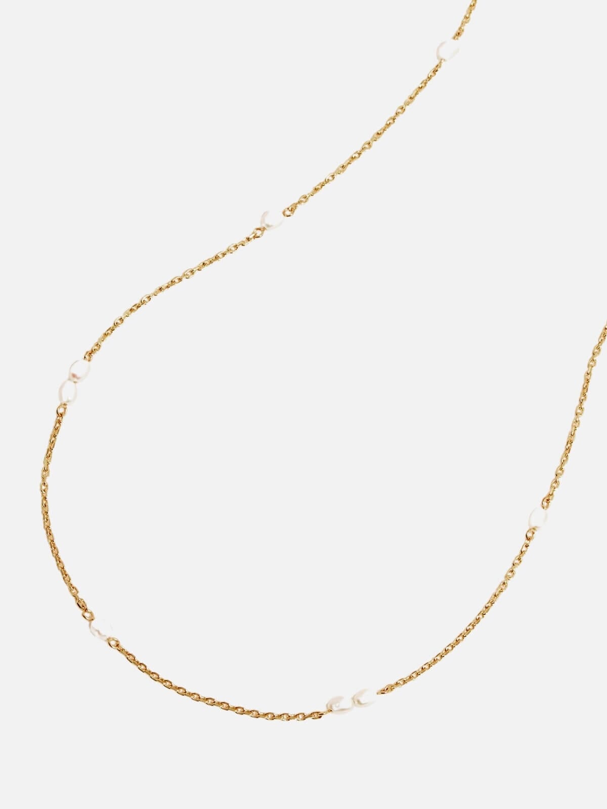 Gold Serene Dreams Pearl Choker Necklaces By Charlotte