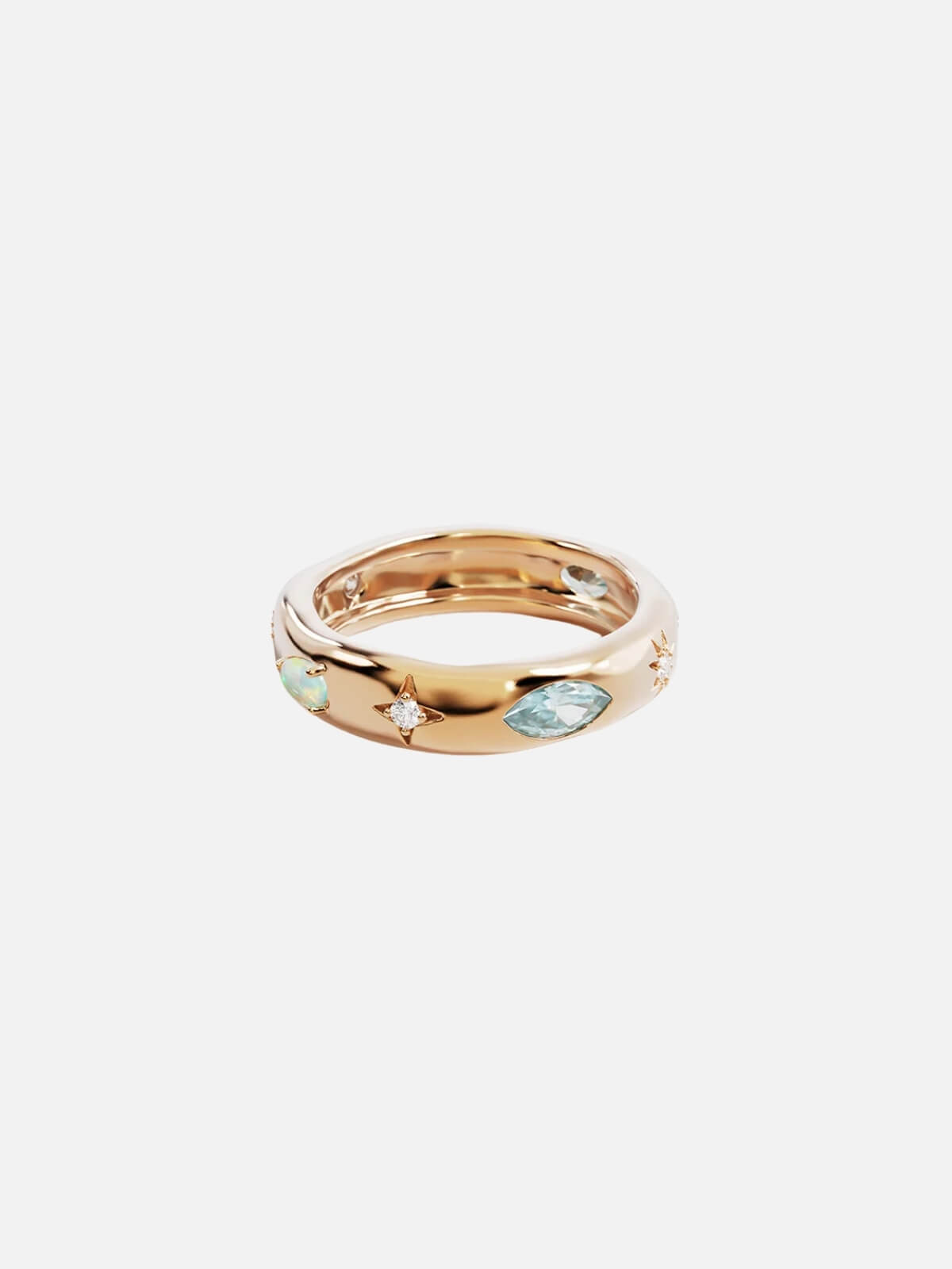 Hope and Protection Ring - 18k Gold