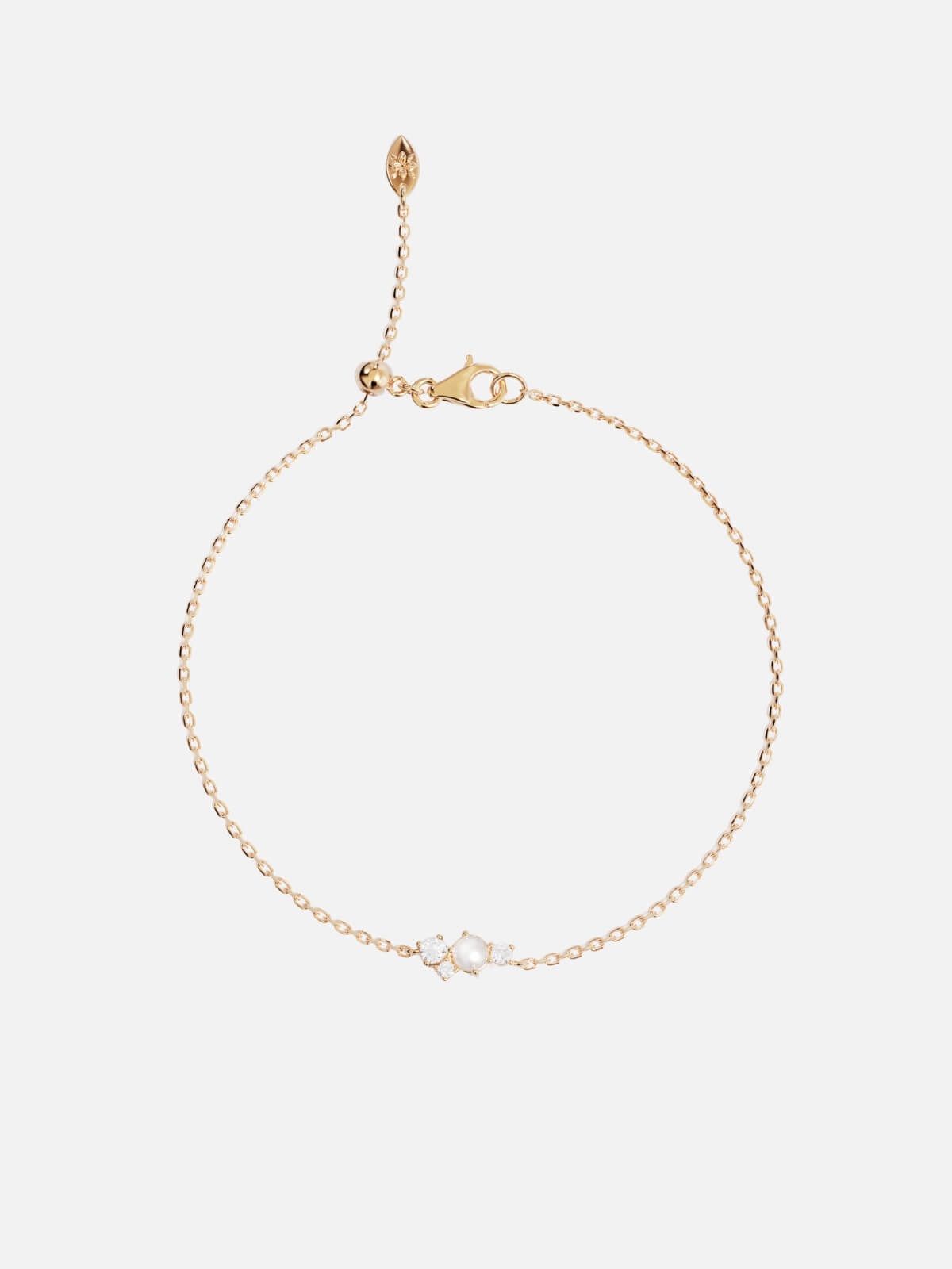 Love in Stillness Pearl Bracelet - 18K Gold