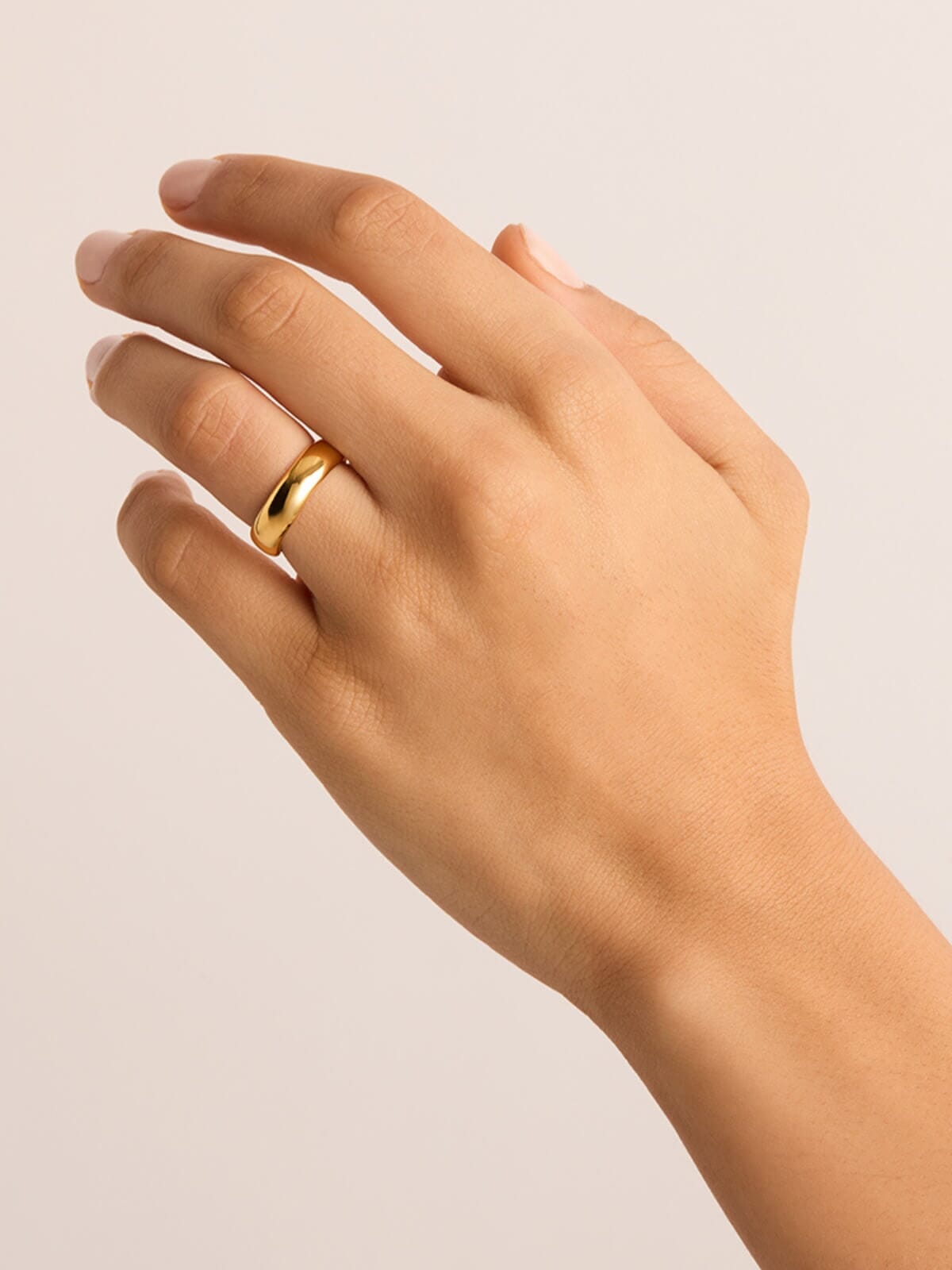 By Charlotte | Lover Ring Bold - Gold | Perlu