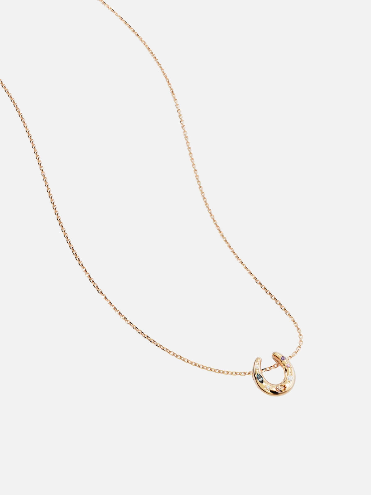 Lucky Horseshoe Necklace - 18k Gold Vermeil