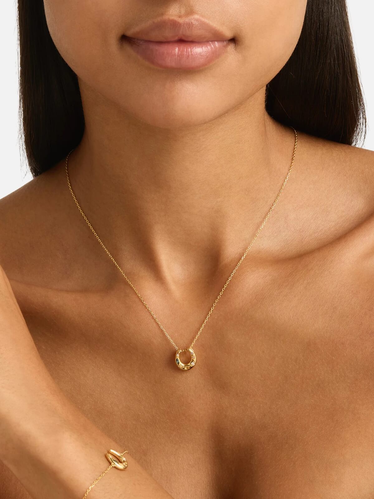 Lucky Horseshoe Necklace - 18k Gold Vermeil