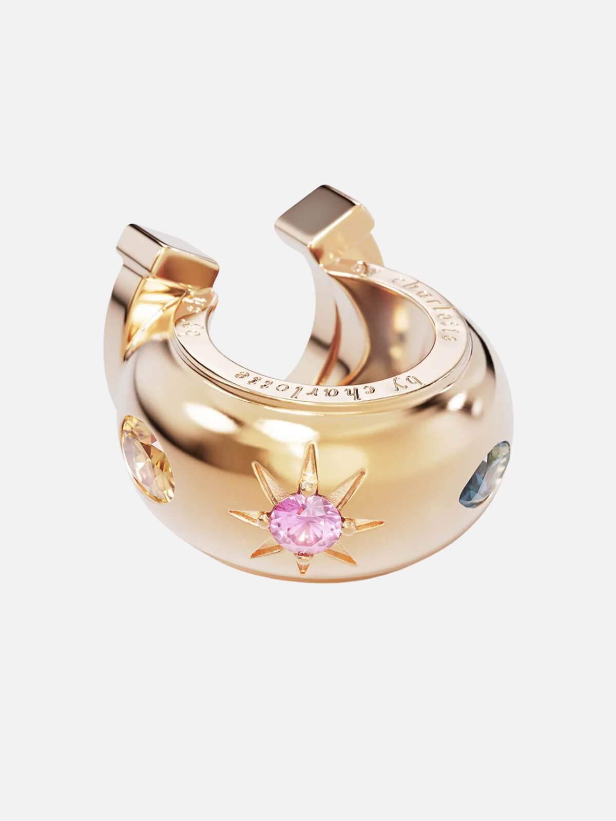 Lucky Horseshoe Petal - 18k Gold Vermeil