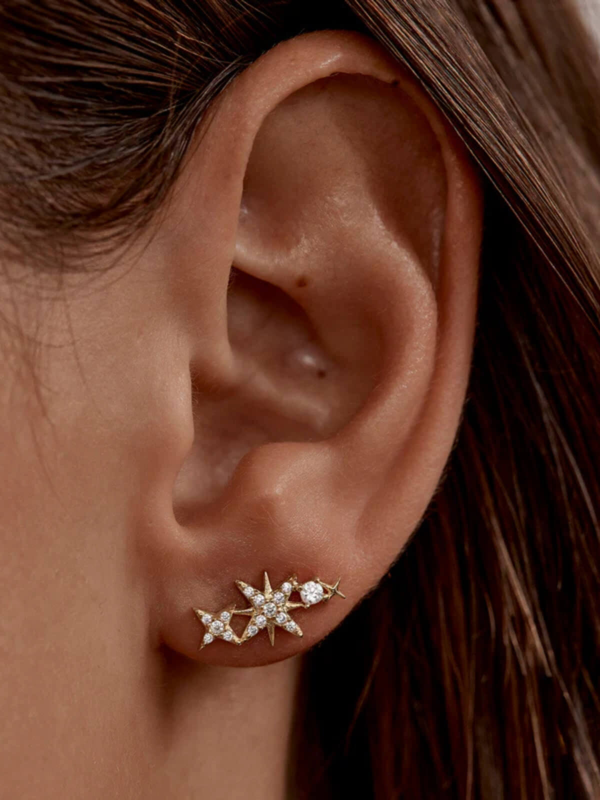 18k Gold Vermeil Celestial Skies Crawlers