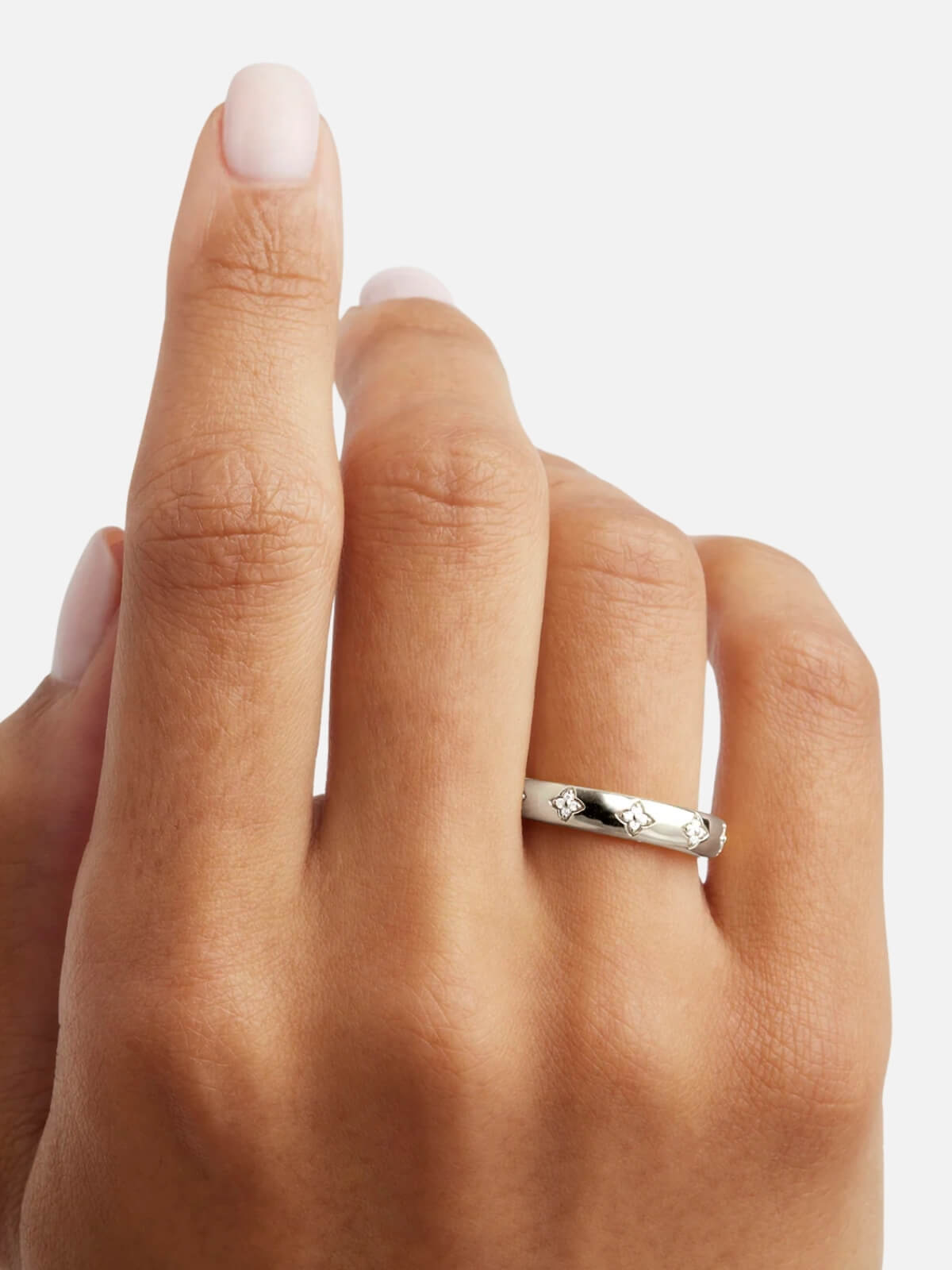 Sterling Silver Bloom With You Lotus Ring