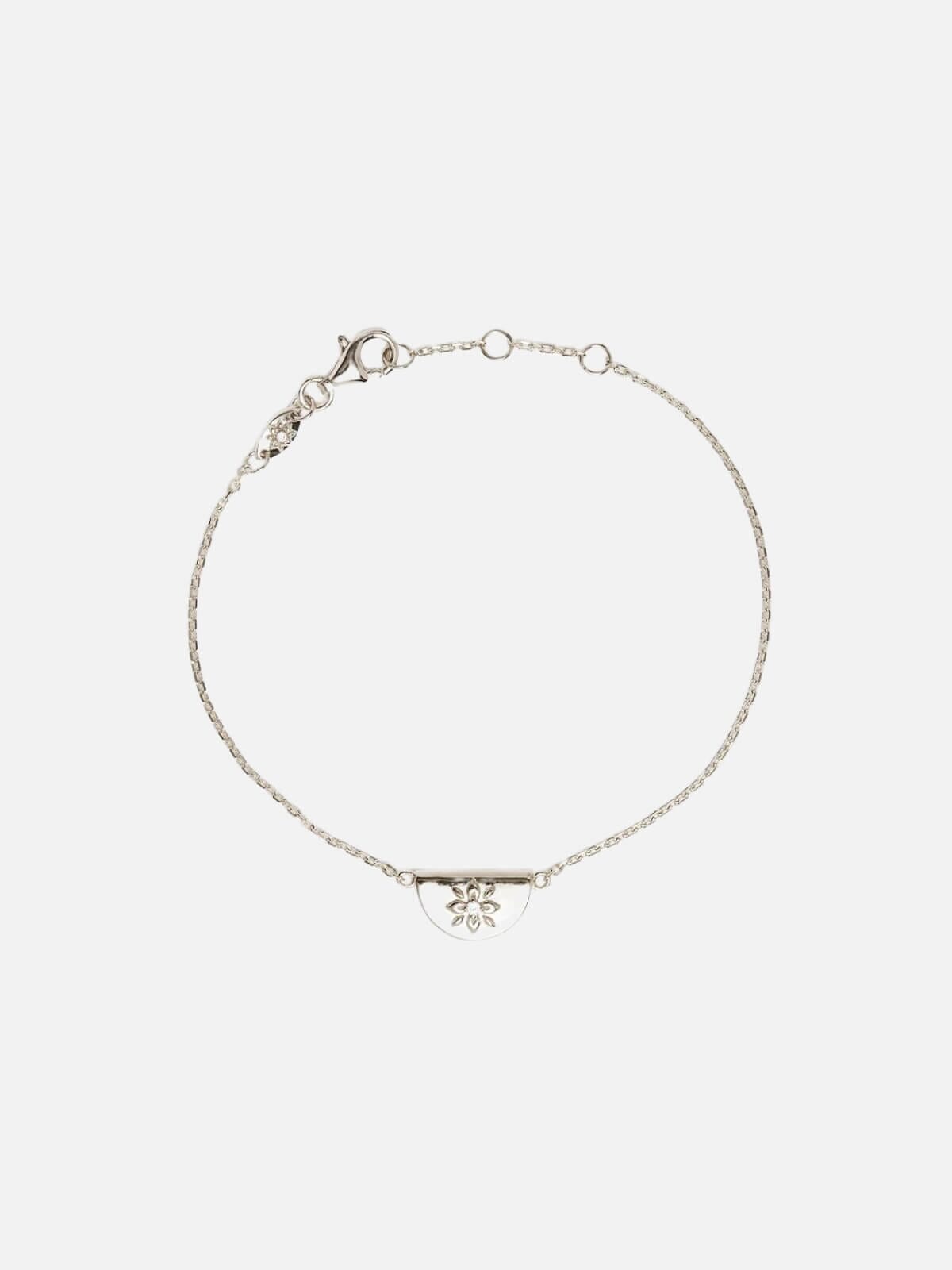 by charlotte | Sterling Silver Lotus Bracelet | Perlu