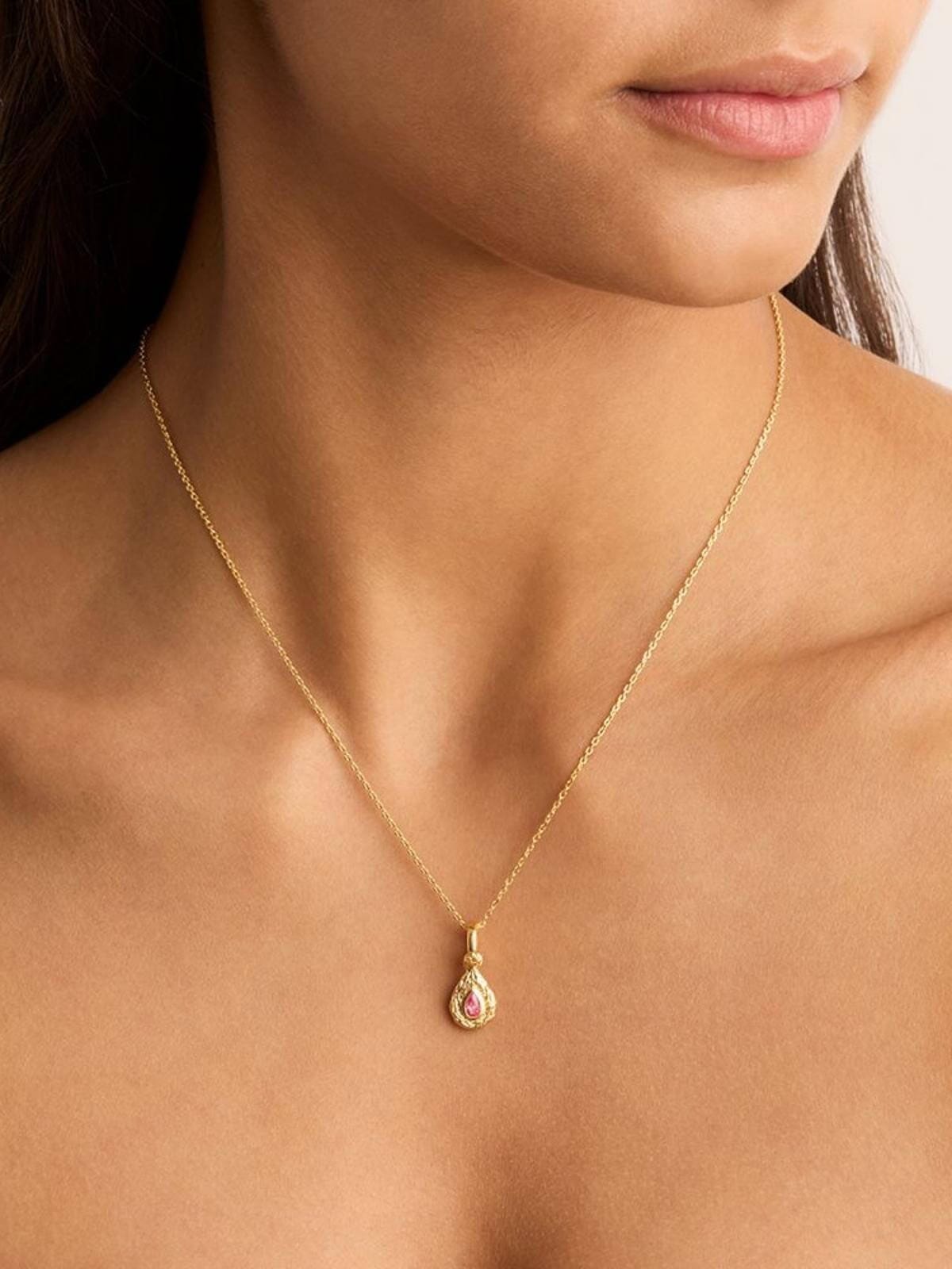 By Charlotte | With Love Pendant - October | Perlu