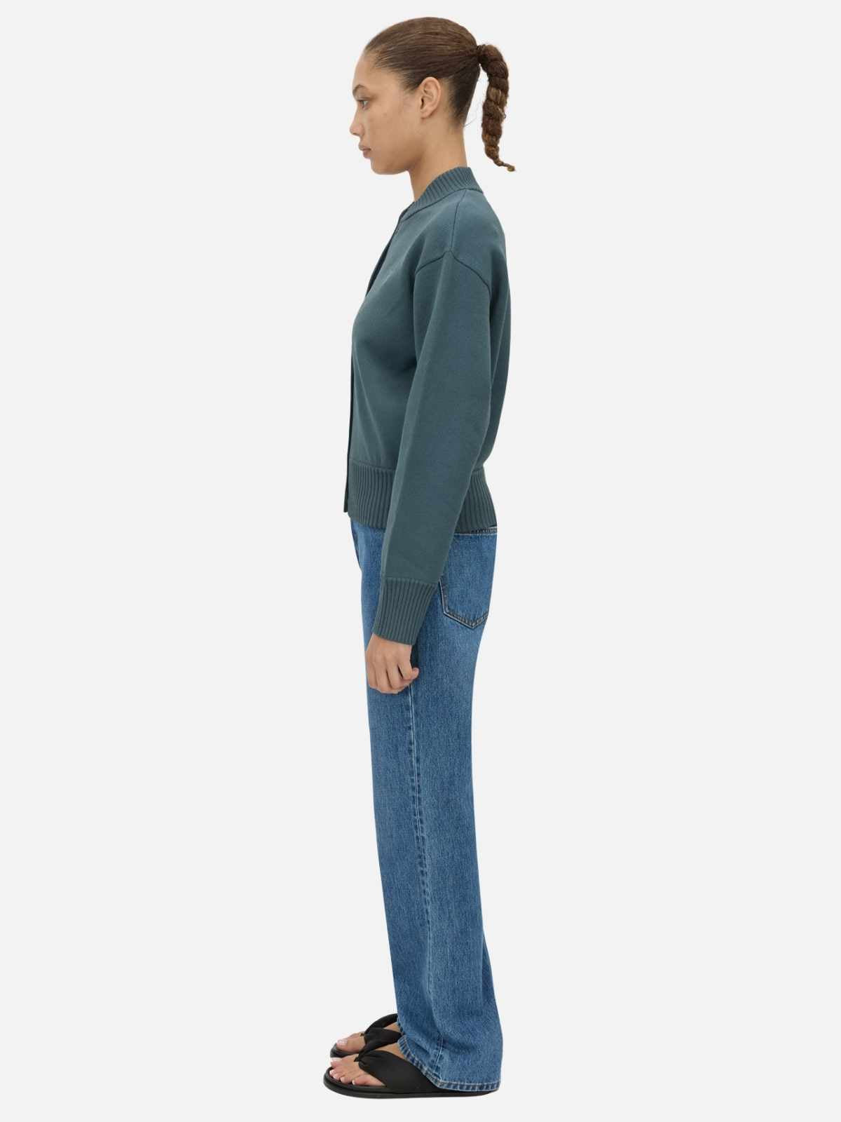 Amedeo Knit Jacket - Charcoal Melange