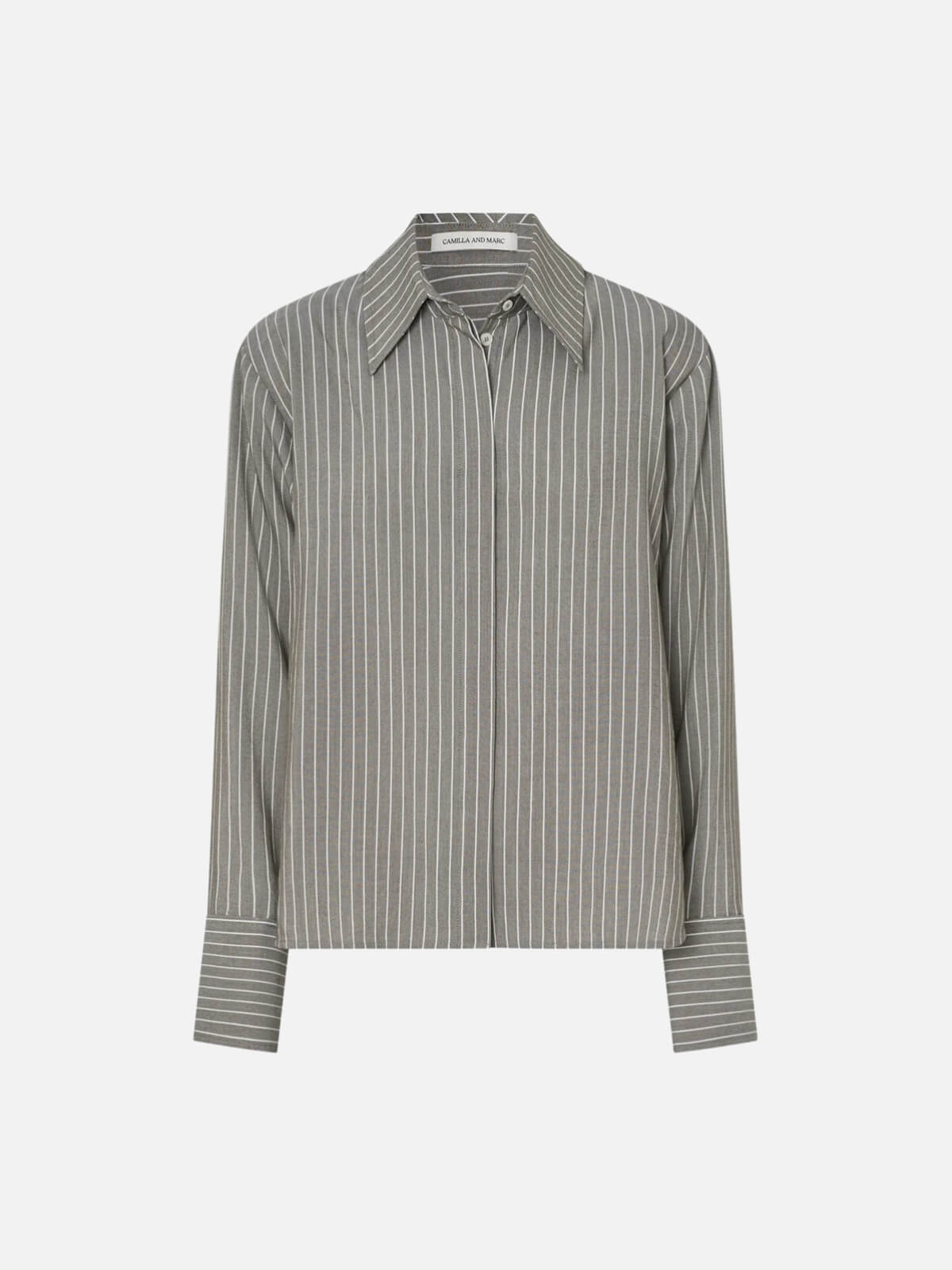 Illias Shirt - Ash Stripe