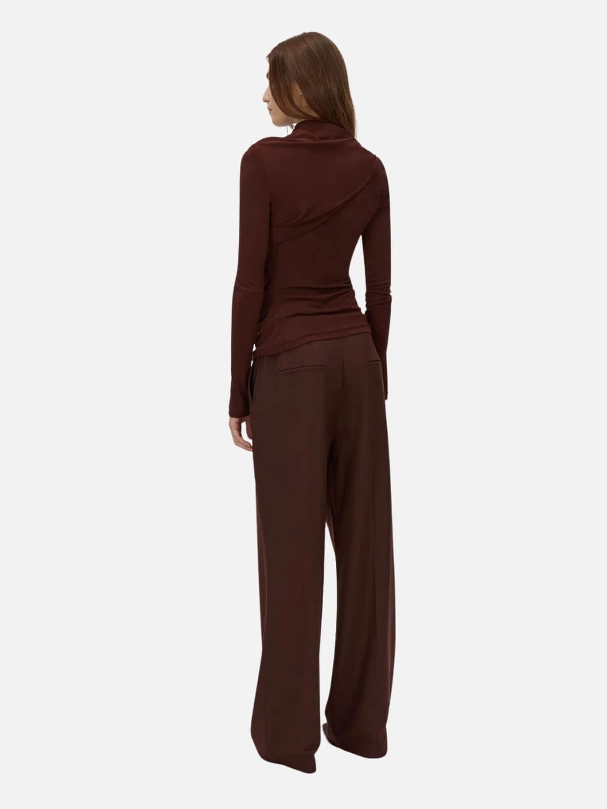 Mai Long Sleeve Top - Almandine Tops Camilla and Marc