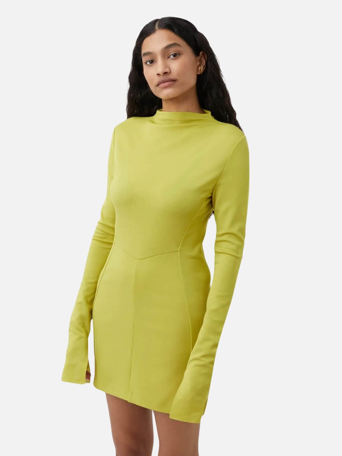 Olea Long Sleeve Dress - Chartreuse Dresses & Jumpsuits Camilla and Marc