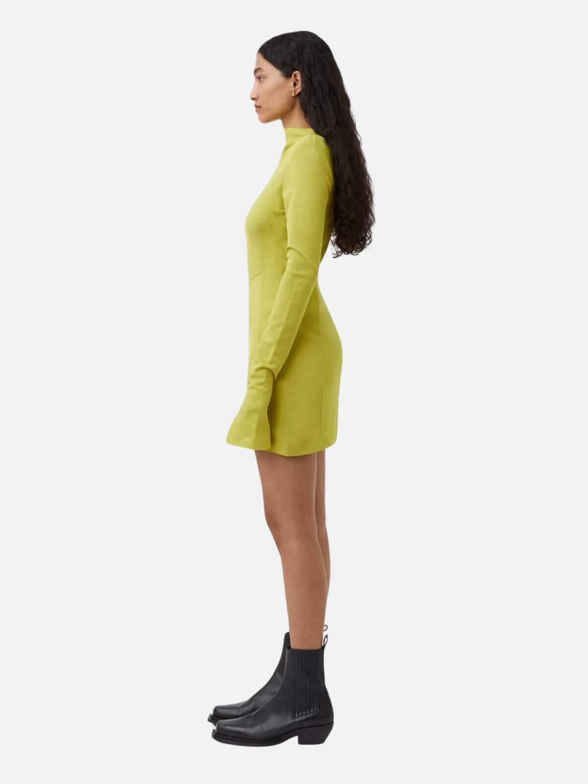 Olea Long Sleeve Dress - Chartreuse Dresses & Jumpsuits Camilla and Marc