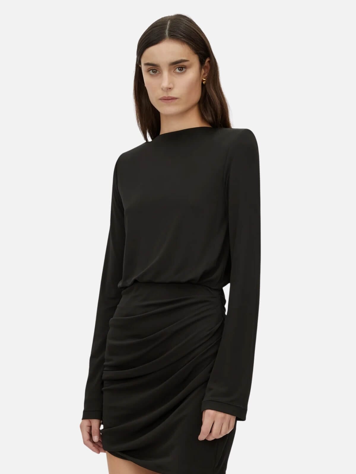 Paloma Long Sleeve Mini Dress - Black Dresses & Jumpsuits Camilla and Marc