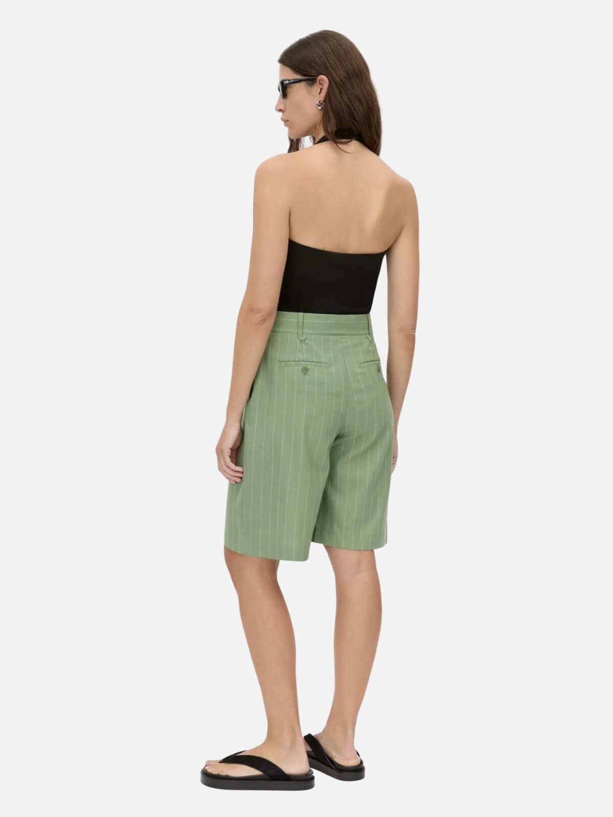 Phoebe Halter Bodysuit - Black