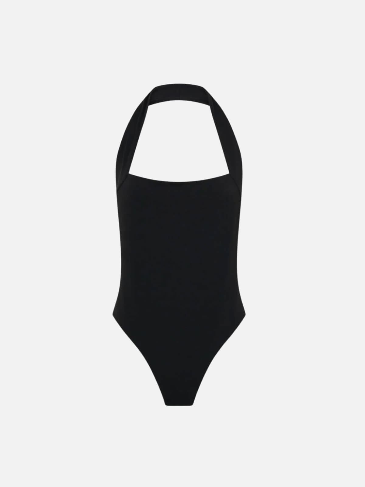 Phoebe Halter Bodysuit - Black