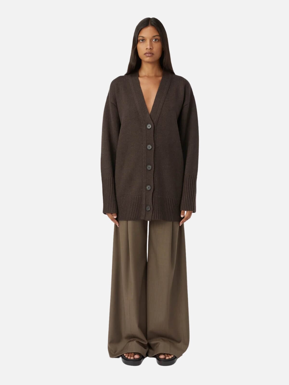 Romeo 2.0 Cardigan - Chocolate Jumpers & Knitwear Camilla and Marc