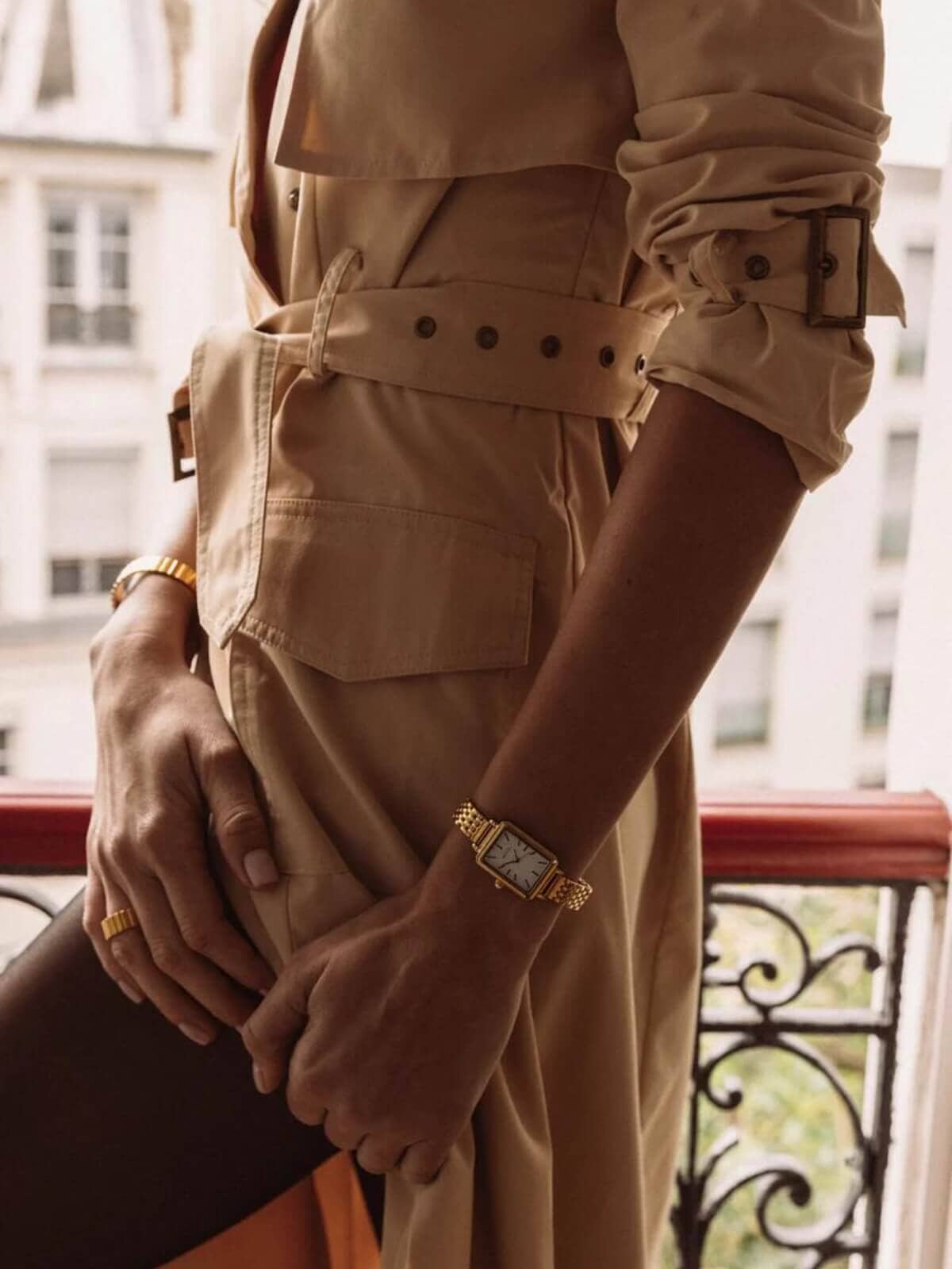 Cendre | Mason Watch - White | Perlu