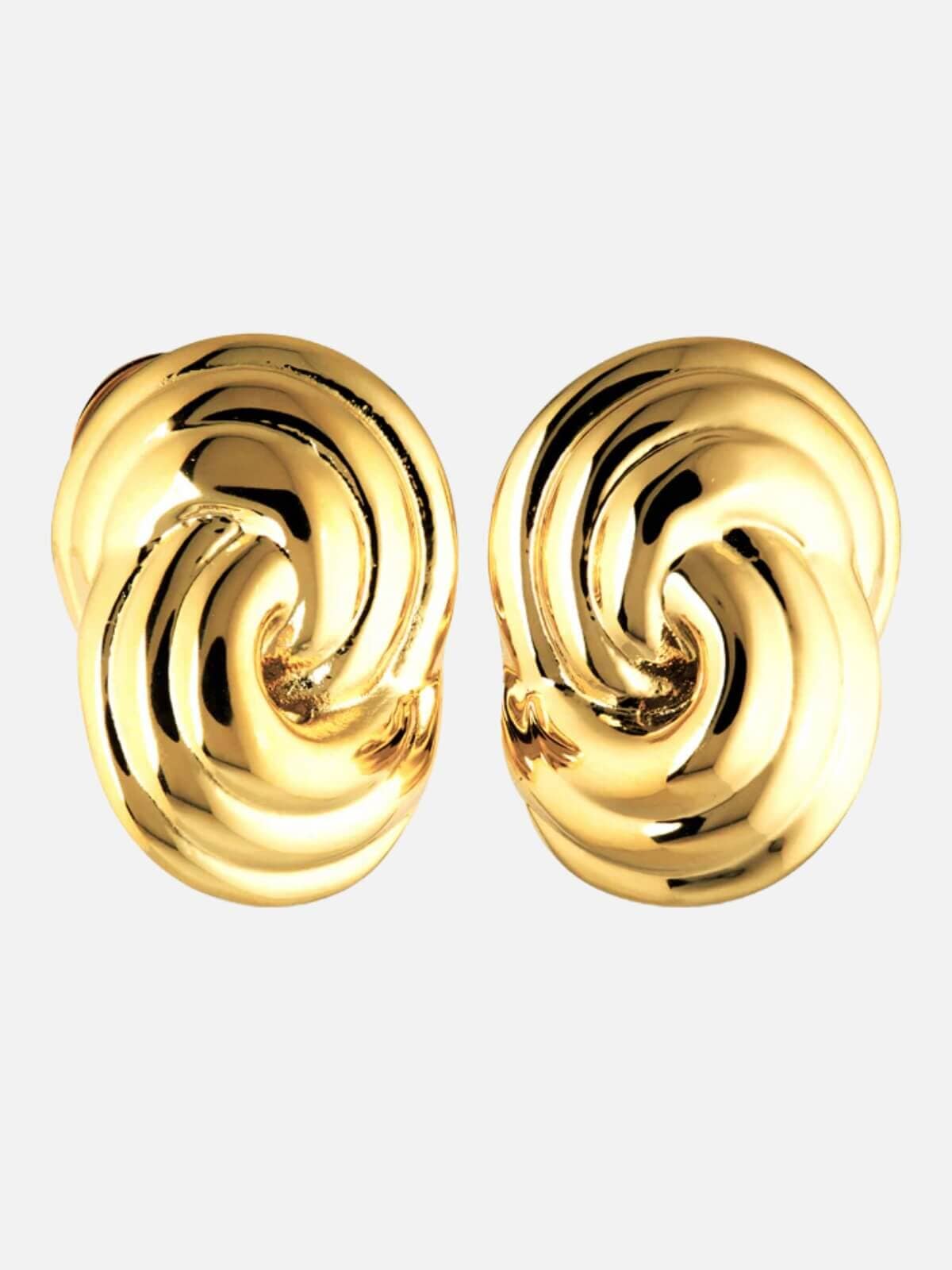 Cendre | Mimi Earrings - Gold | Perlu