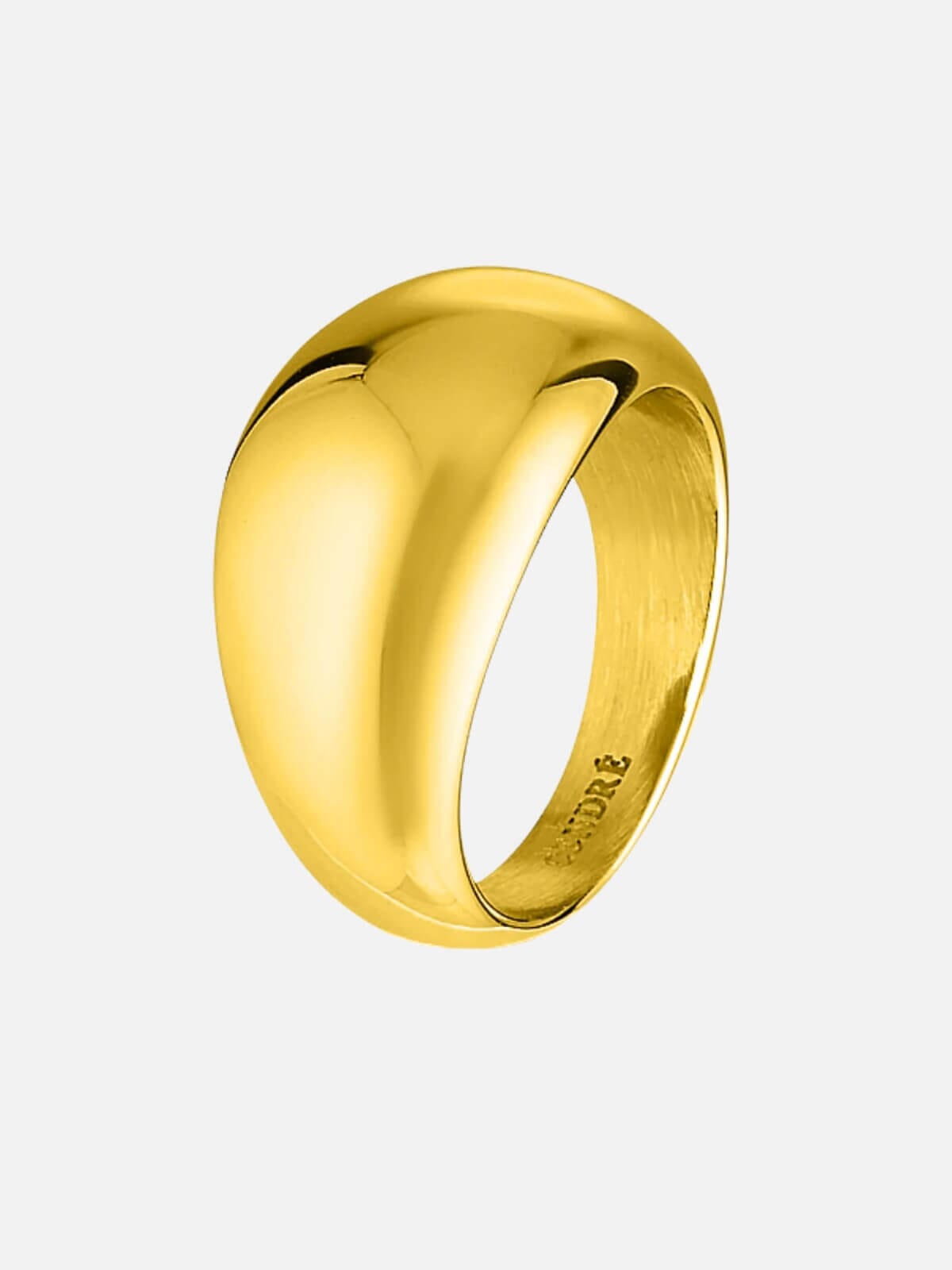 Cendre | Yves Dome Ring - Gold | Perlu