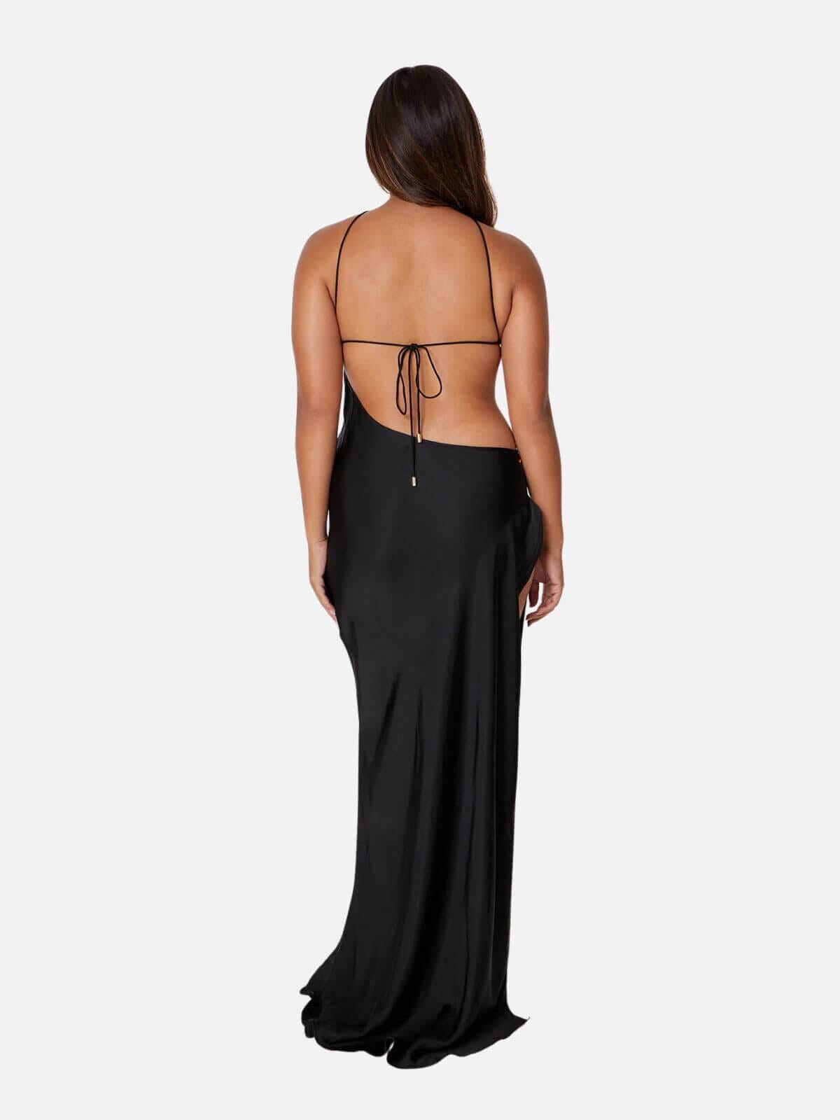 Villa Heart Maxi Dress - Black Dresses & Jumpsuits Cin Cin