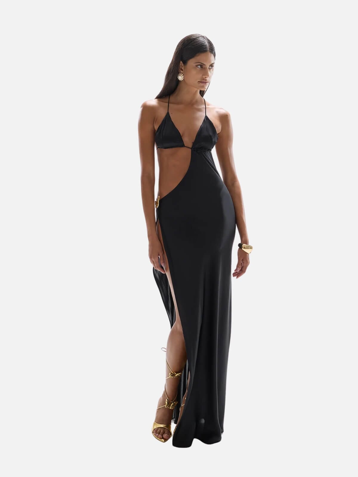 Villa Heart Maxi Dress - Black Dresses & Jumpsuits Cin Cin