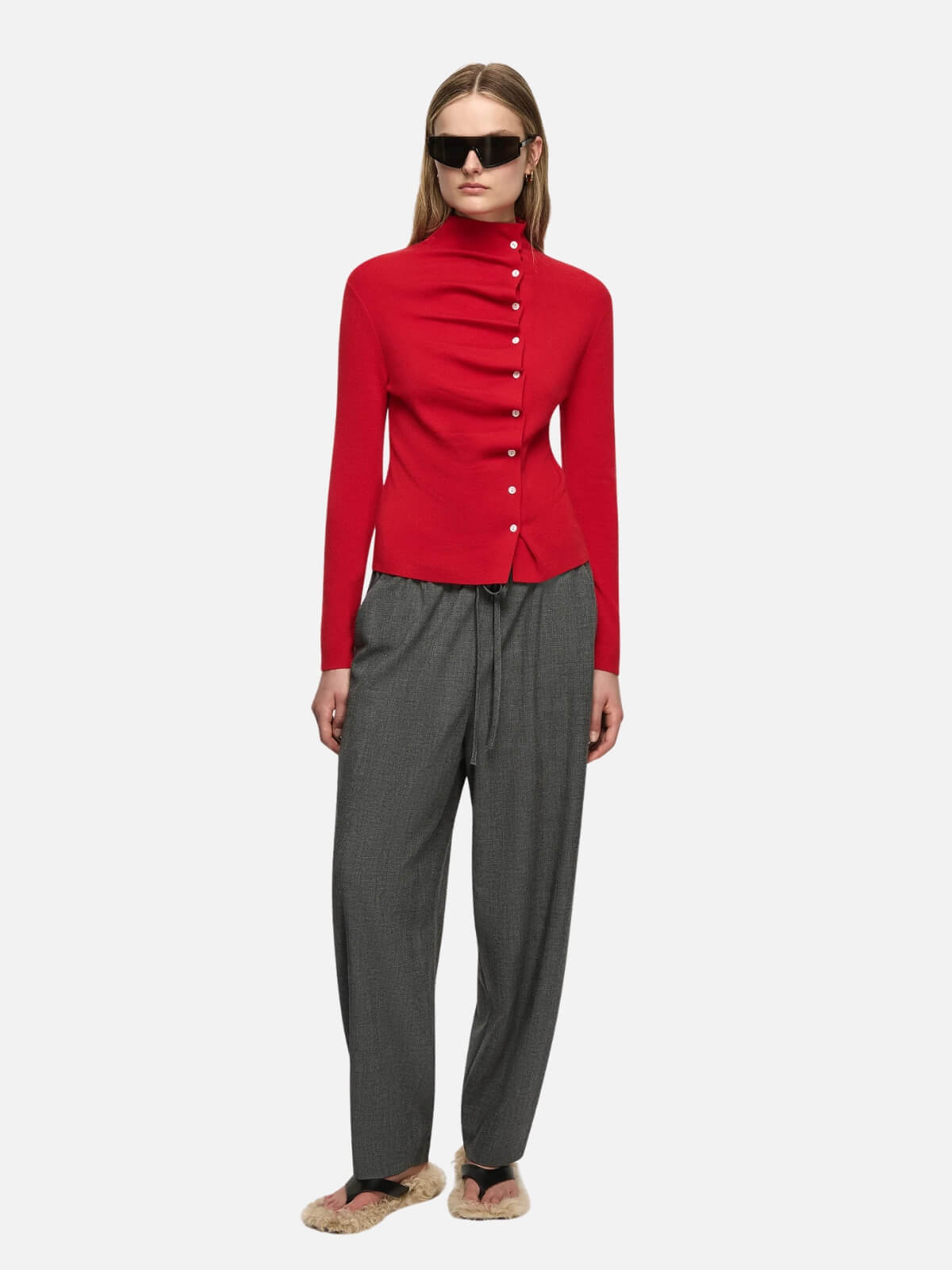 Ellidy Cardigan - Red