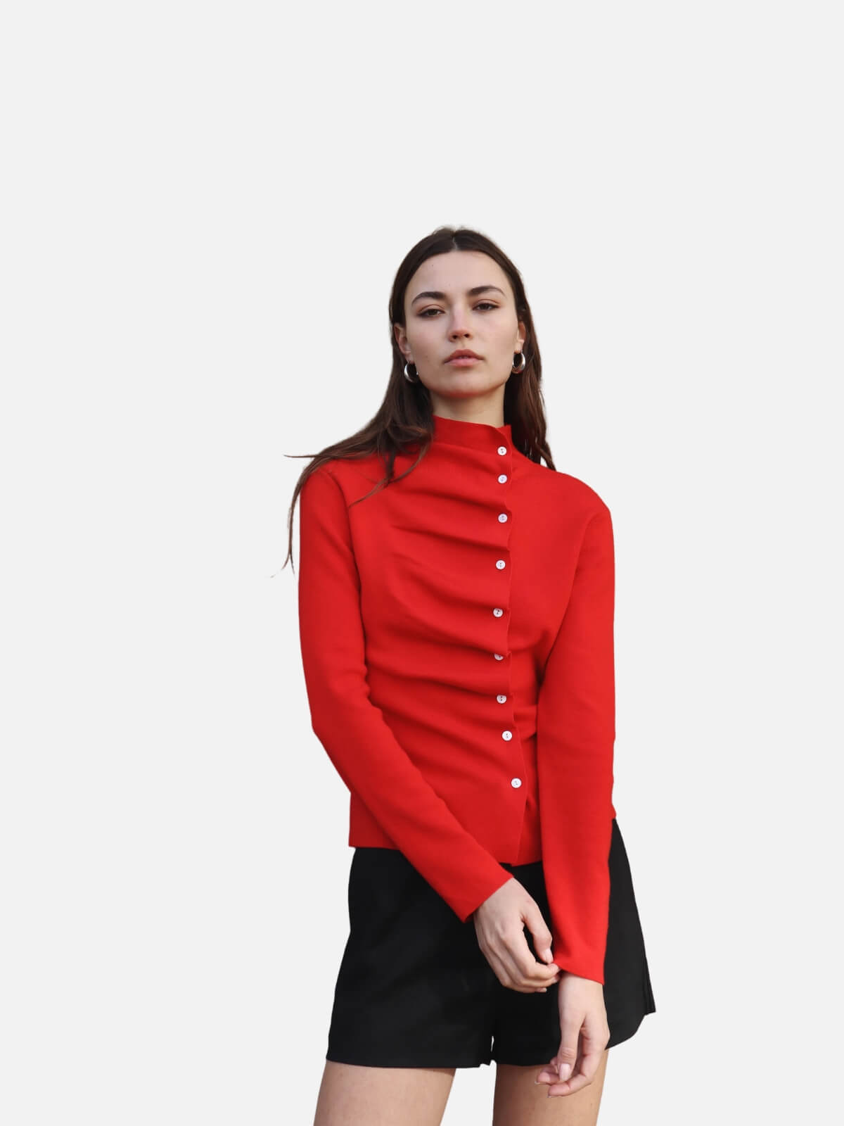 Ellidy Cardigan - Red