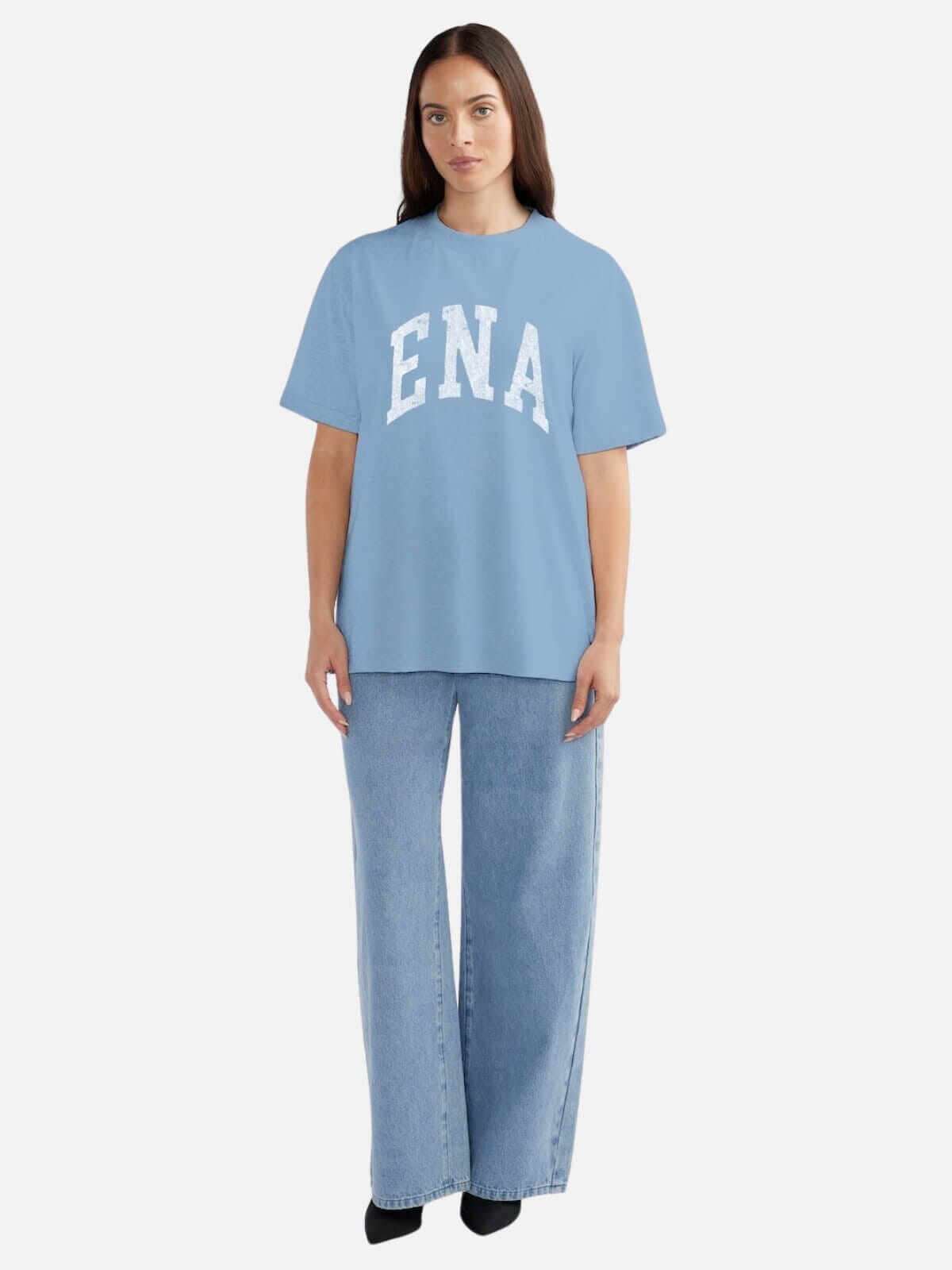 Ena Pelly | Jessie Oversized Tee Collegiate - Cornflower Blue | Perlu