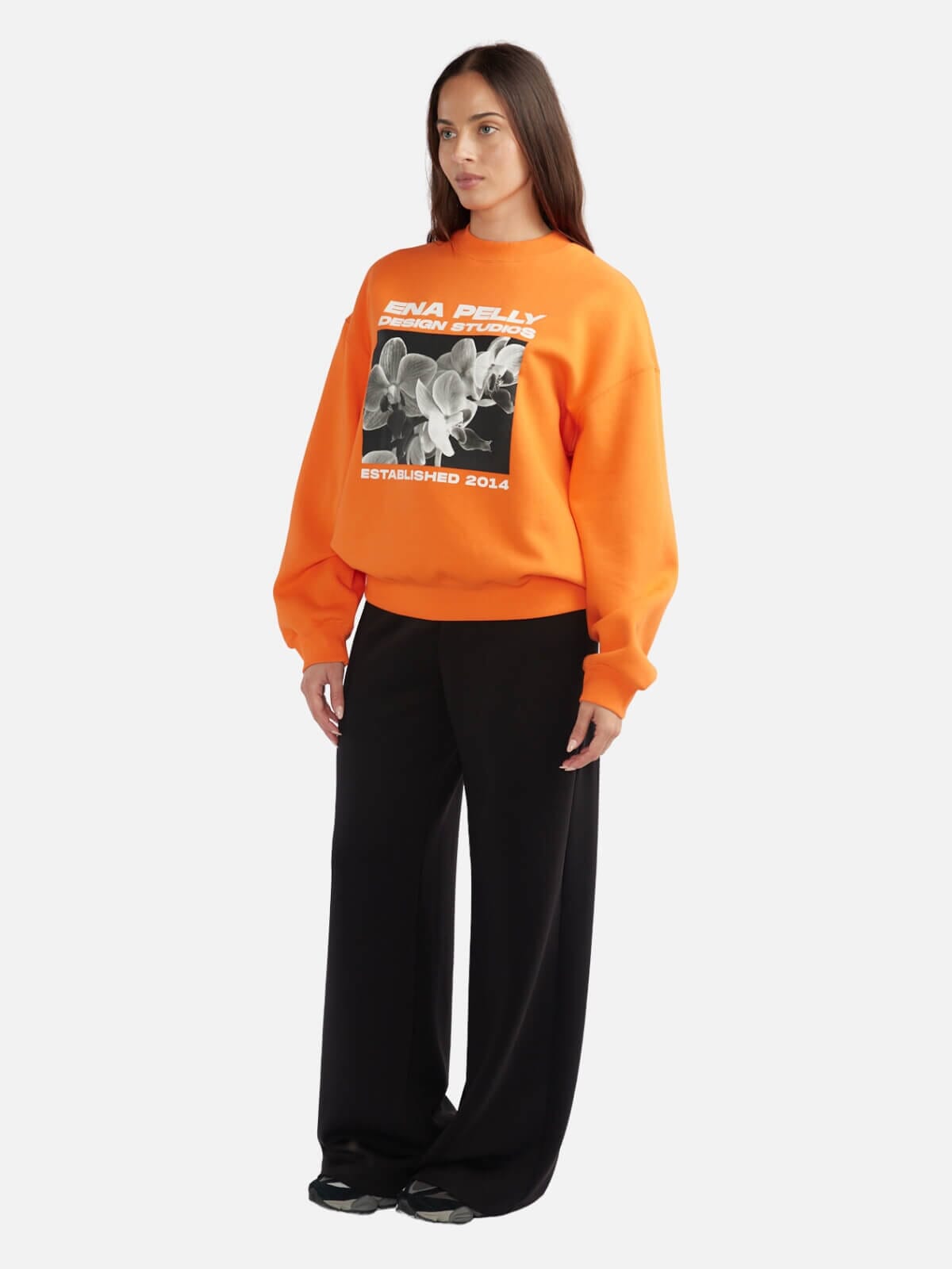 Orchid Studios Sweatshirt - Mandarin Jumpers & Knitwear Ena Pelly