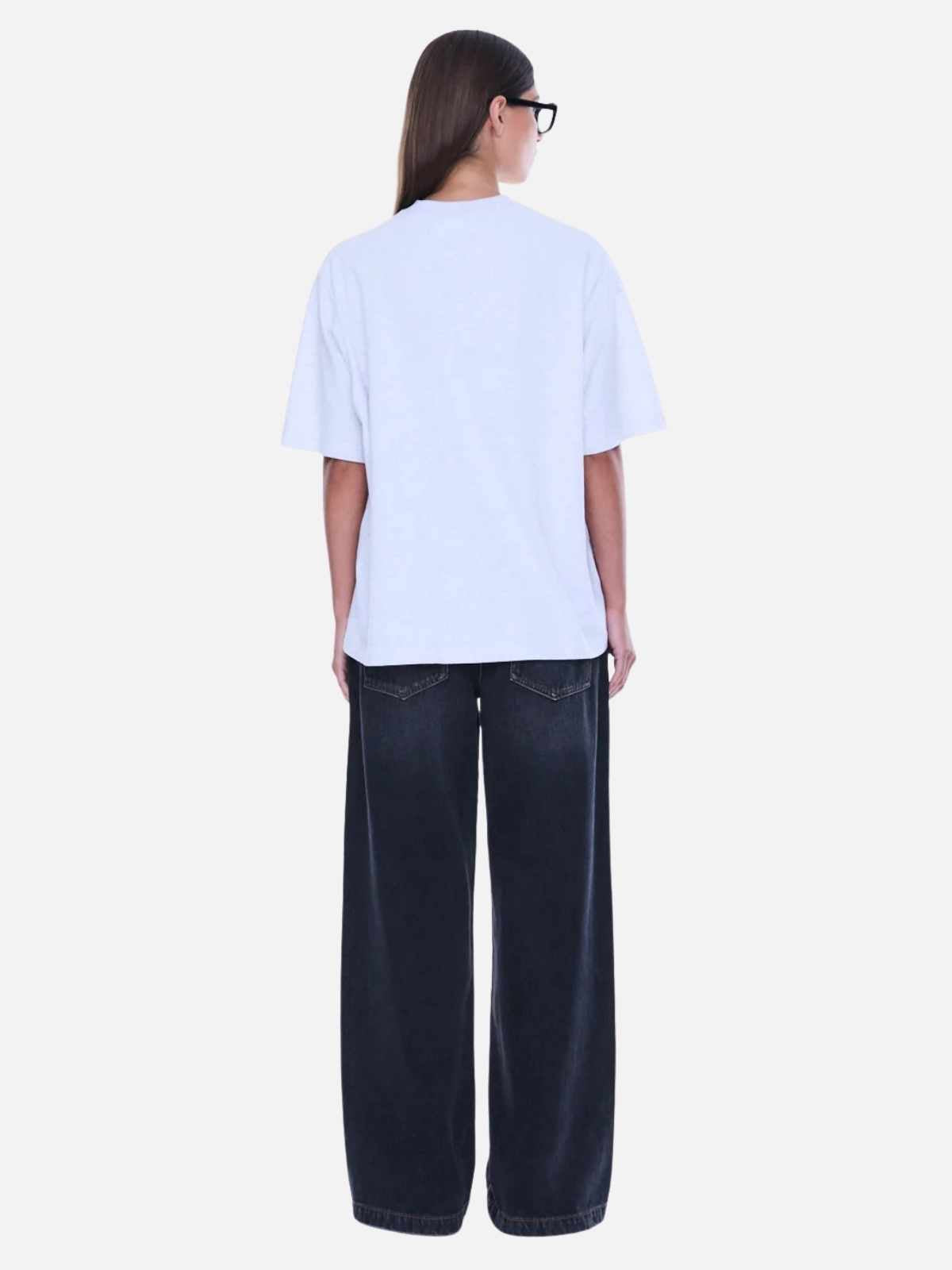 Sophia Relaxed Tee - White Marle