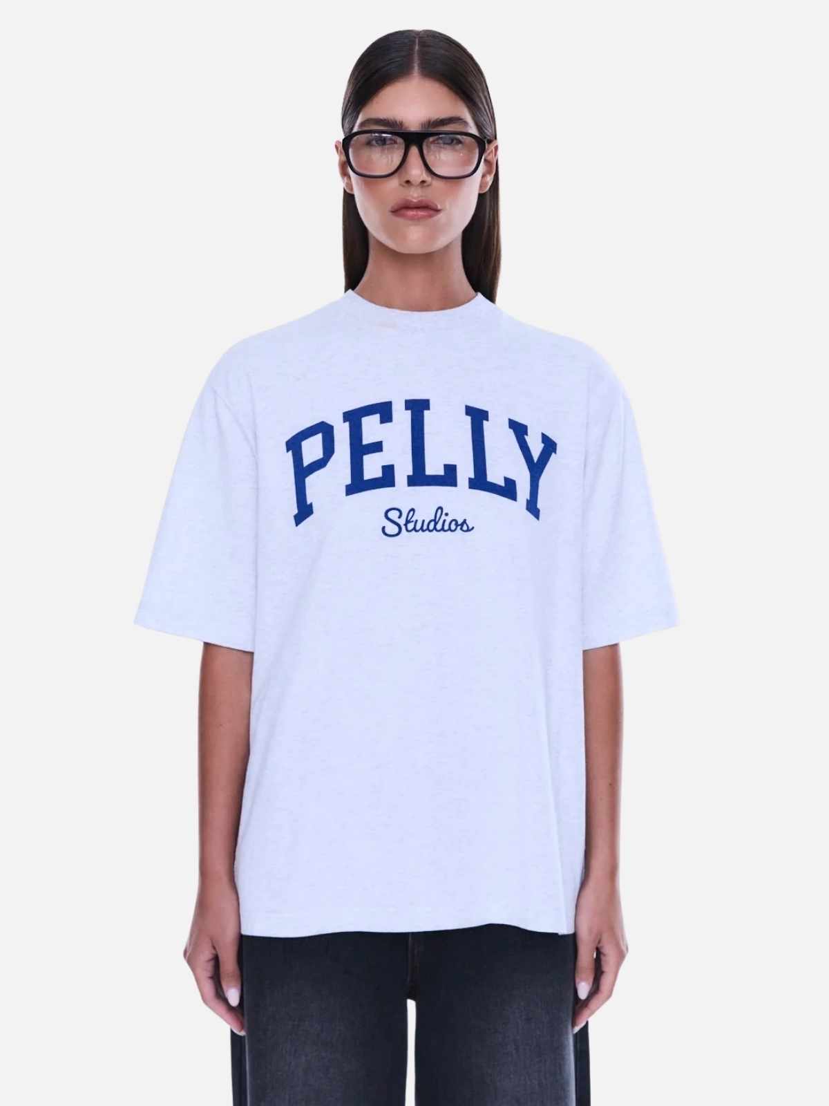 Sophia Relaxed Tee - White Marle