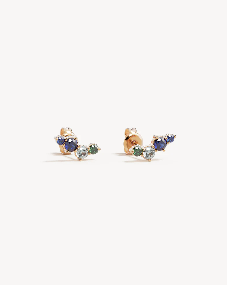 18k Gold Vermeil Endless Skies Stud Earrings