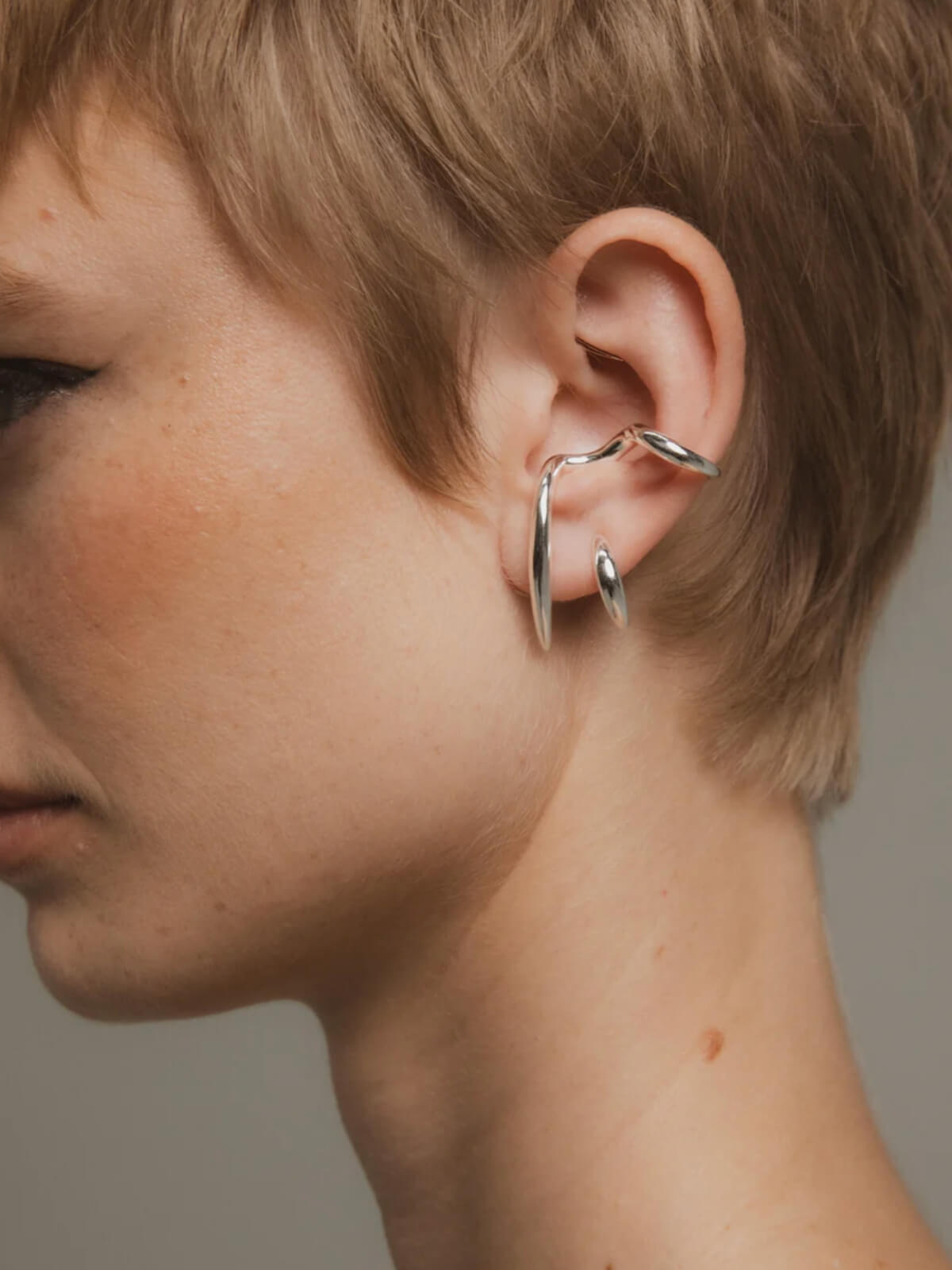 Blade Ear Piece - Sterling Silver