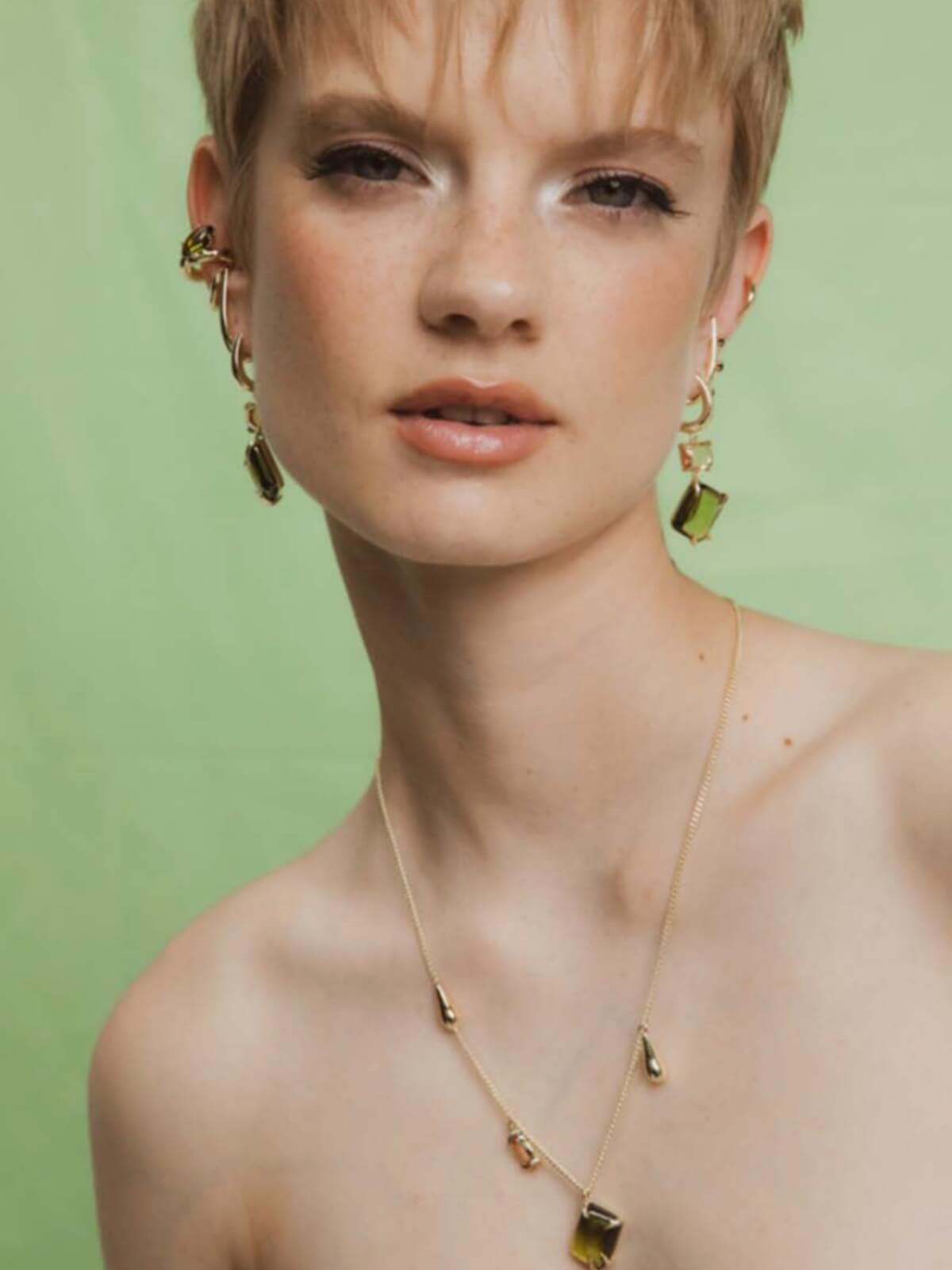 It’s Complicated Gemstone Necklace: Peridot + Citrine