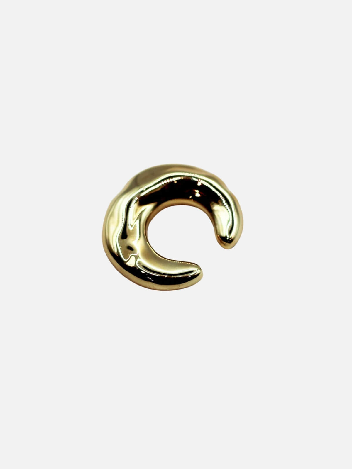 Mega Wonky Ear Cuff: Brass + 18K Gold Plating