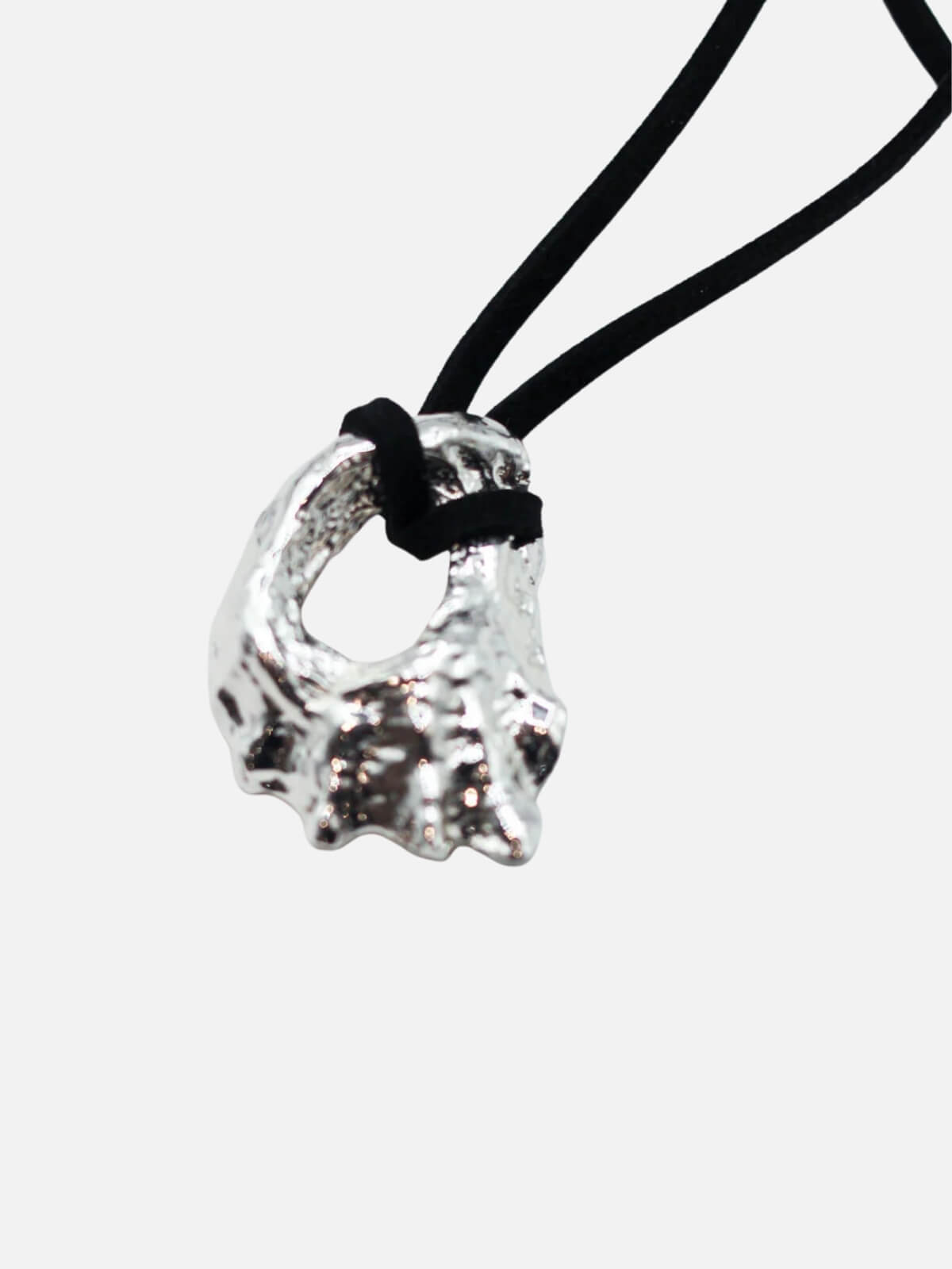 Horizons Shell Cord Necklace: Brass + Sterling Silver Plating