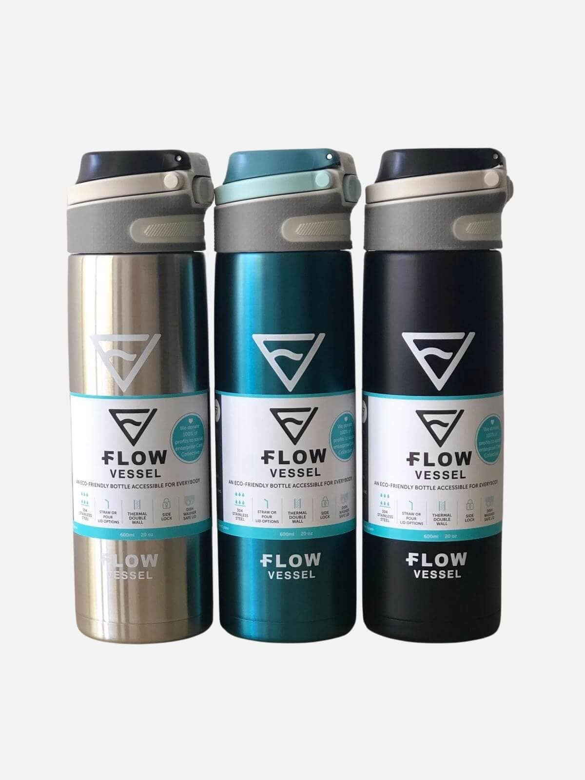 Flow Vessel | Straw Lid | Perlu