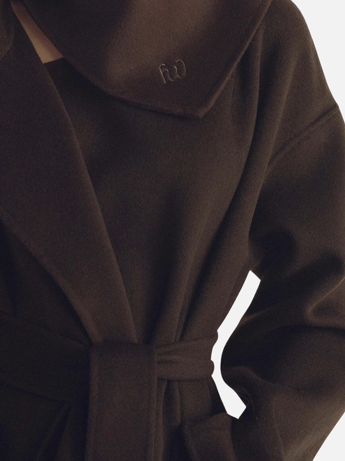 The Camilla Coat - Chocolate Cashmere Blend