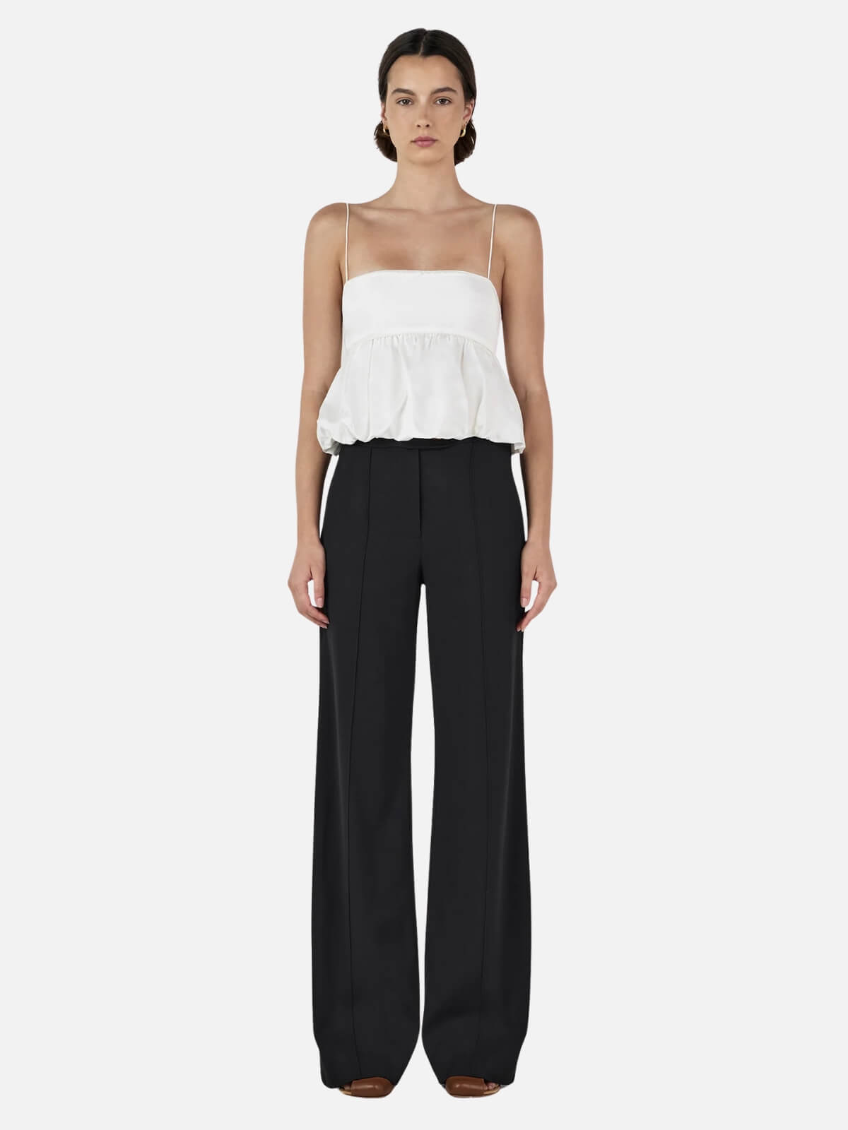 Hansen & Gretel | Amadine Top - Bone | Perlu