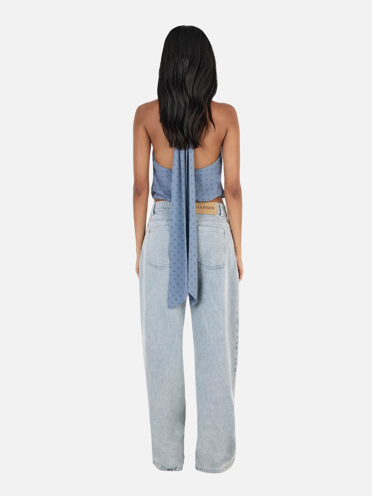 Harper Halter Top - Steel Spot