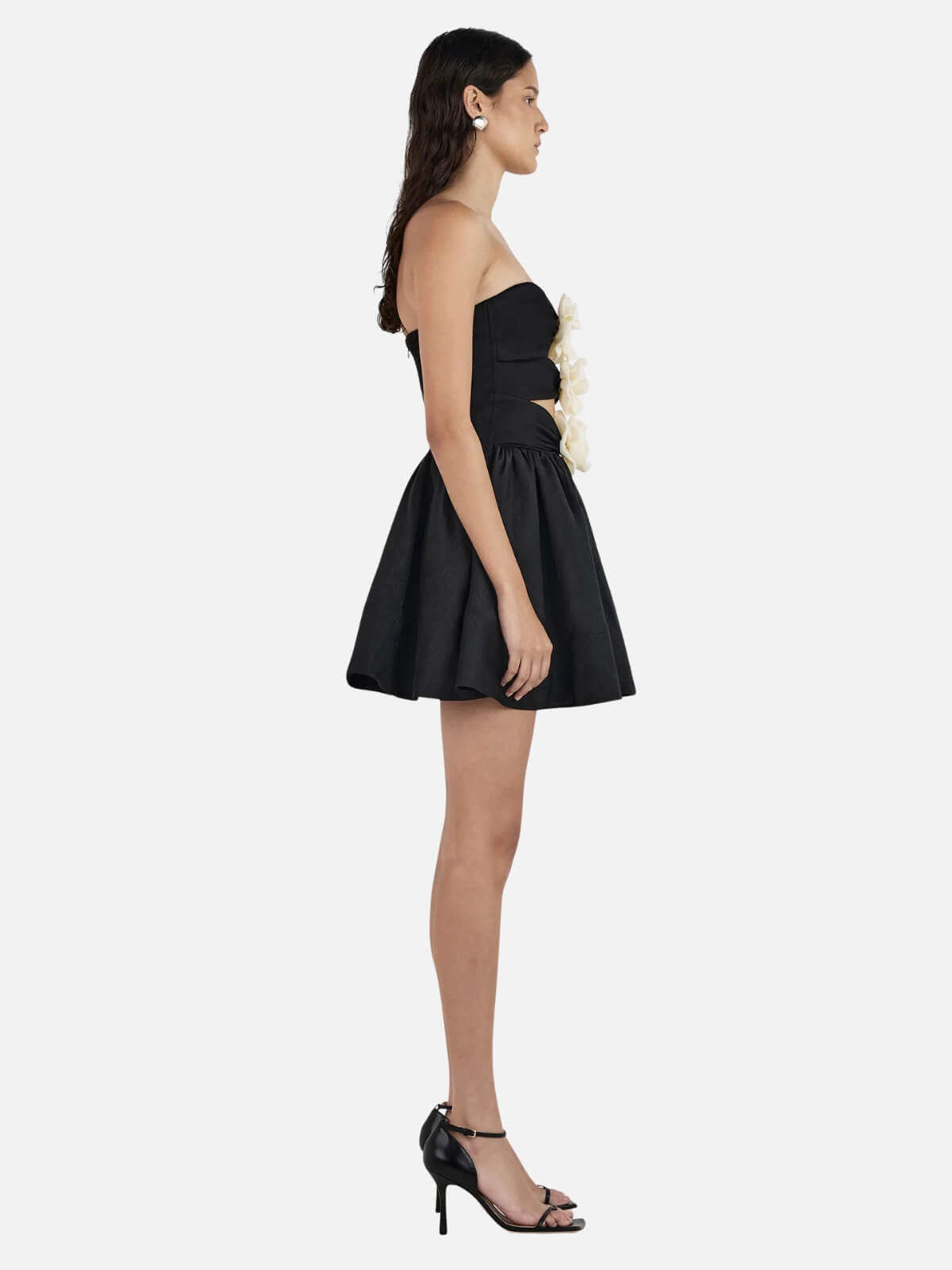 Jacquie Mini Dress - Black/Cream