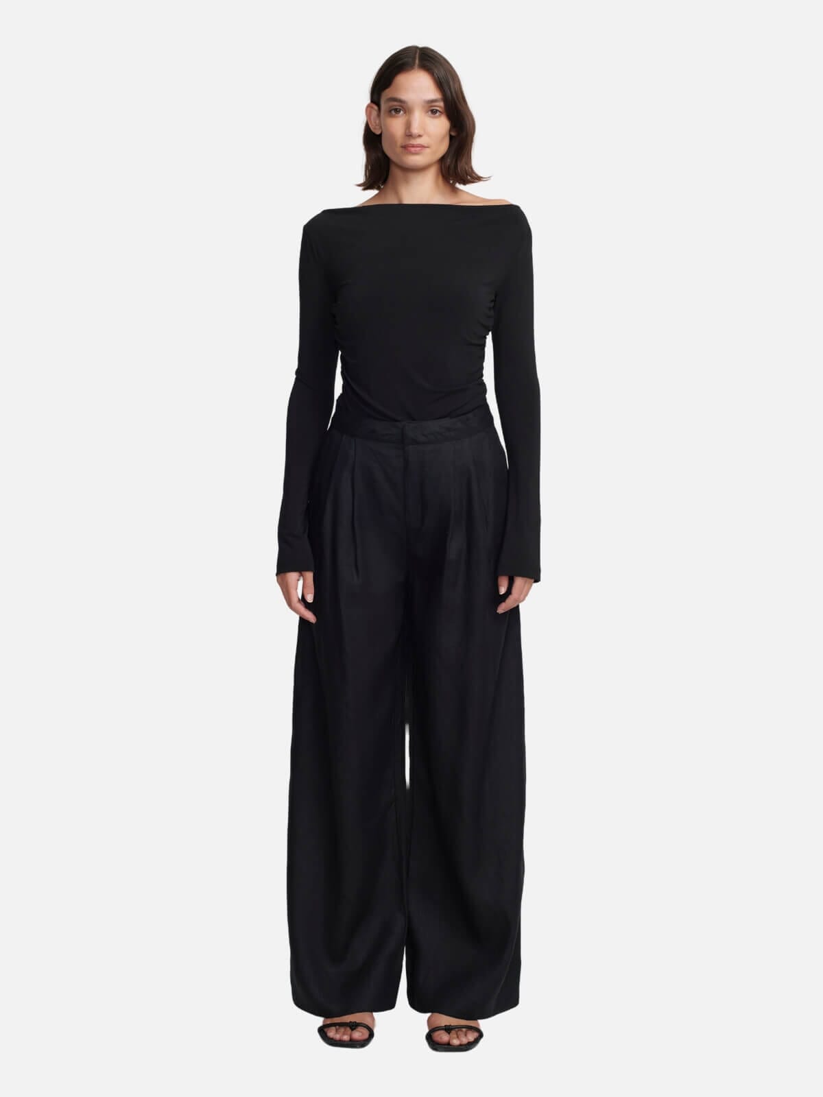 Hansen & Gretel | Taite Pant - Black | Perlu