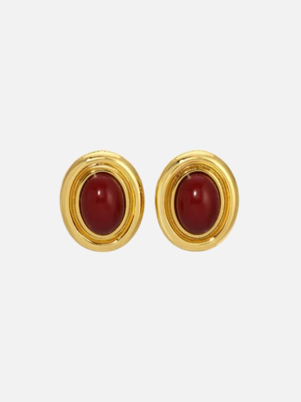 Prize - Burgundy Earrings Heaven Mayhem