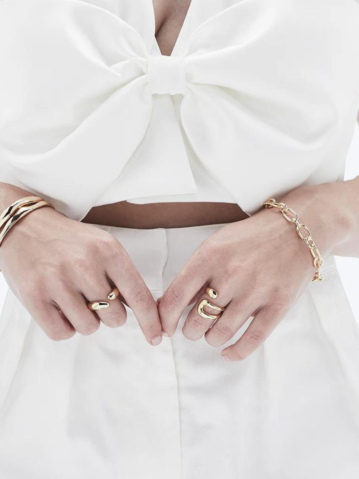 Jolie & Deen | Angela Ring - Gold | Perlu