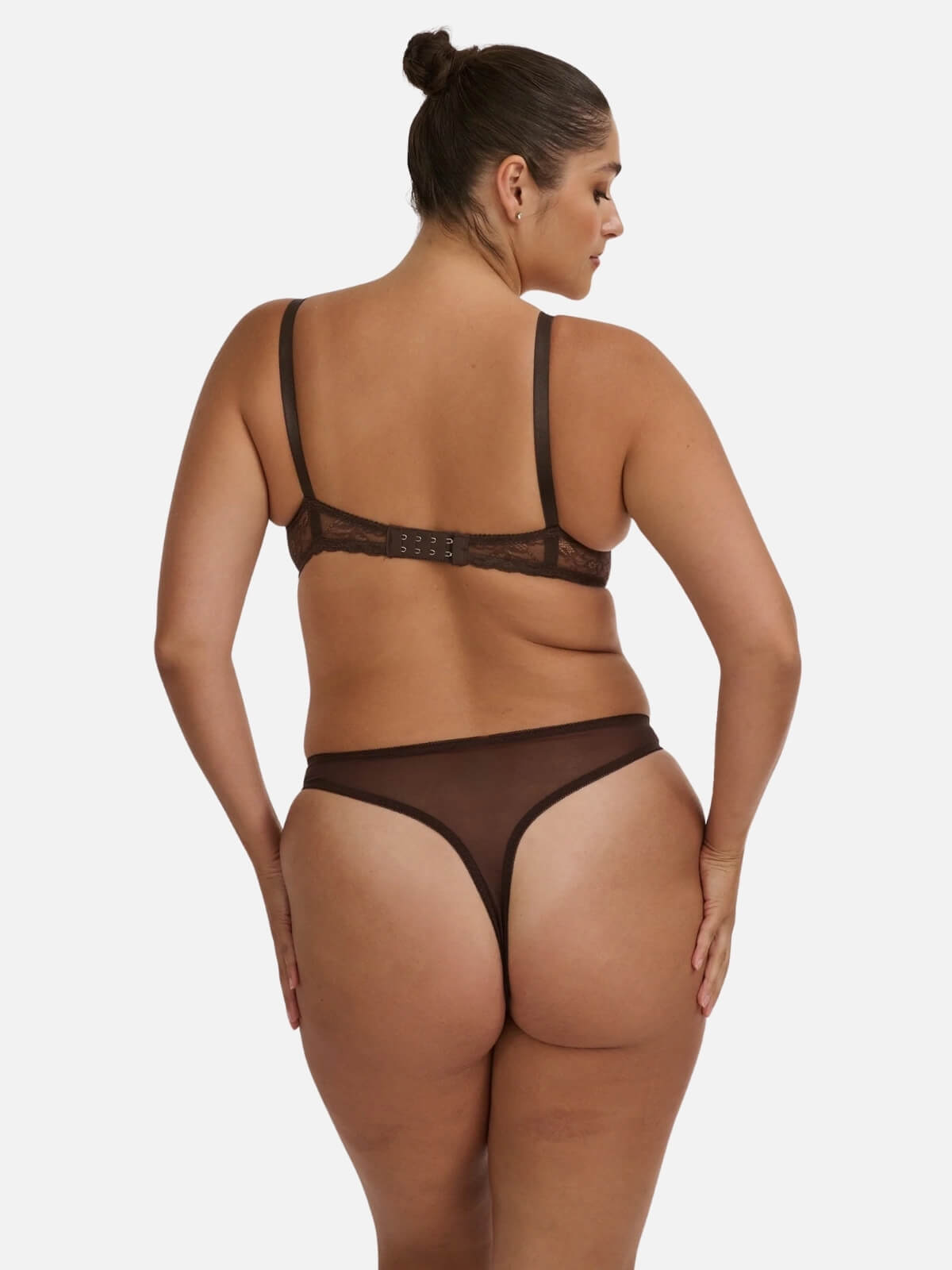 Maverick Underwire Lace Bra - Espresso